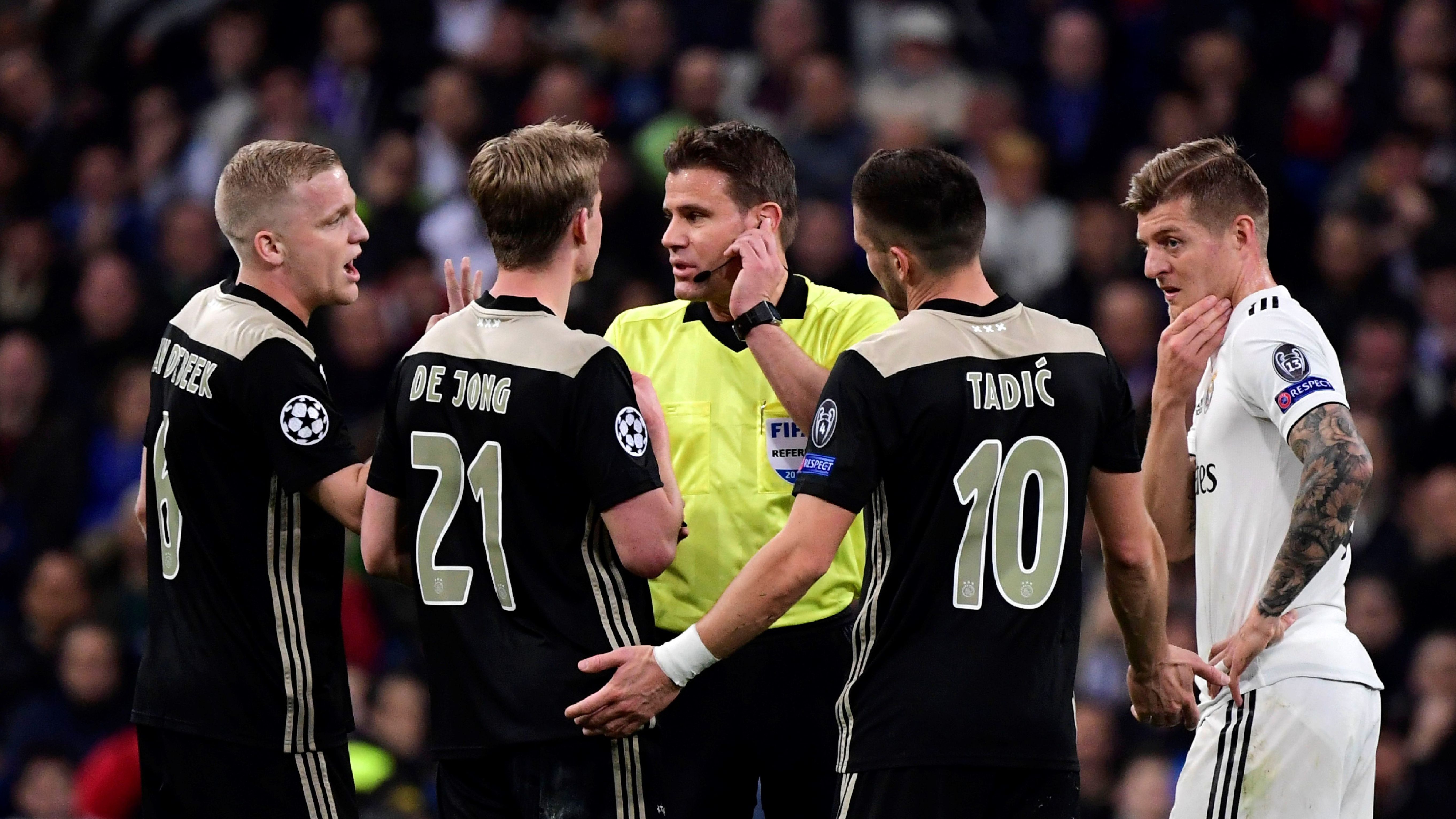 Felx Brych VAR Real Madrid Ajax UCL 05032019