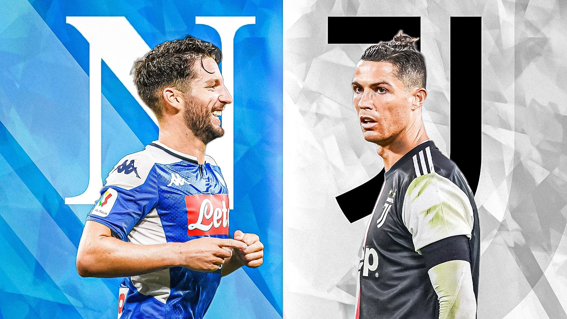 Dries Mertens Cristiano Ronaldo Napoli Juventus Coppa Italia