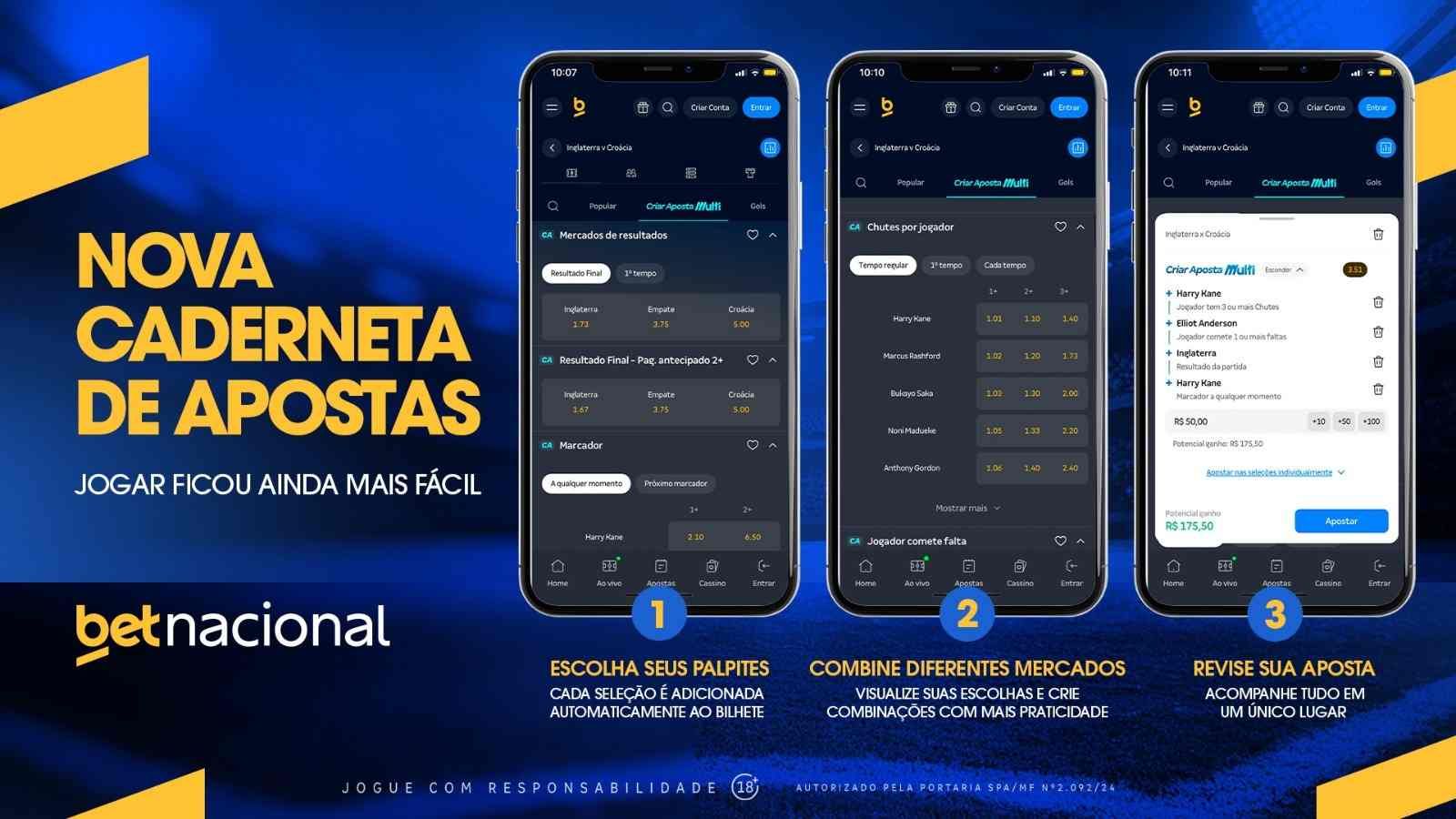 Código promocional Betnacional caderneta de apostas