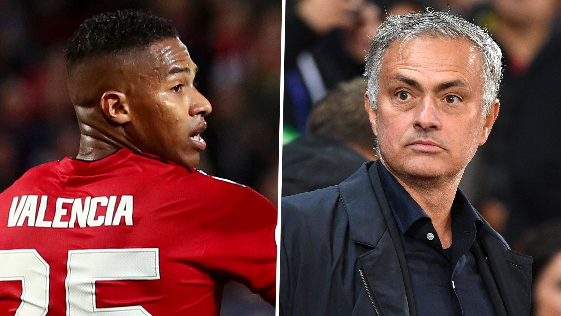 Antonio Valencia Jose Mourinho Man Utd 2018-19