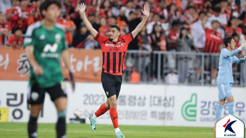 강원 야고 득점