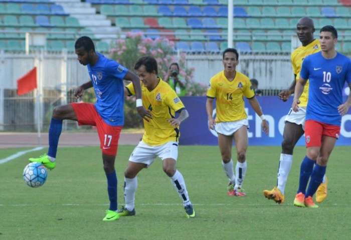 R. Gopinathan Johor Darul Ta'zim Set Phyo Wai Magwe AFC Cup 07032017