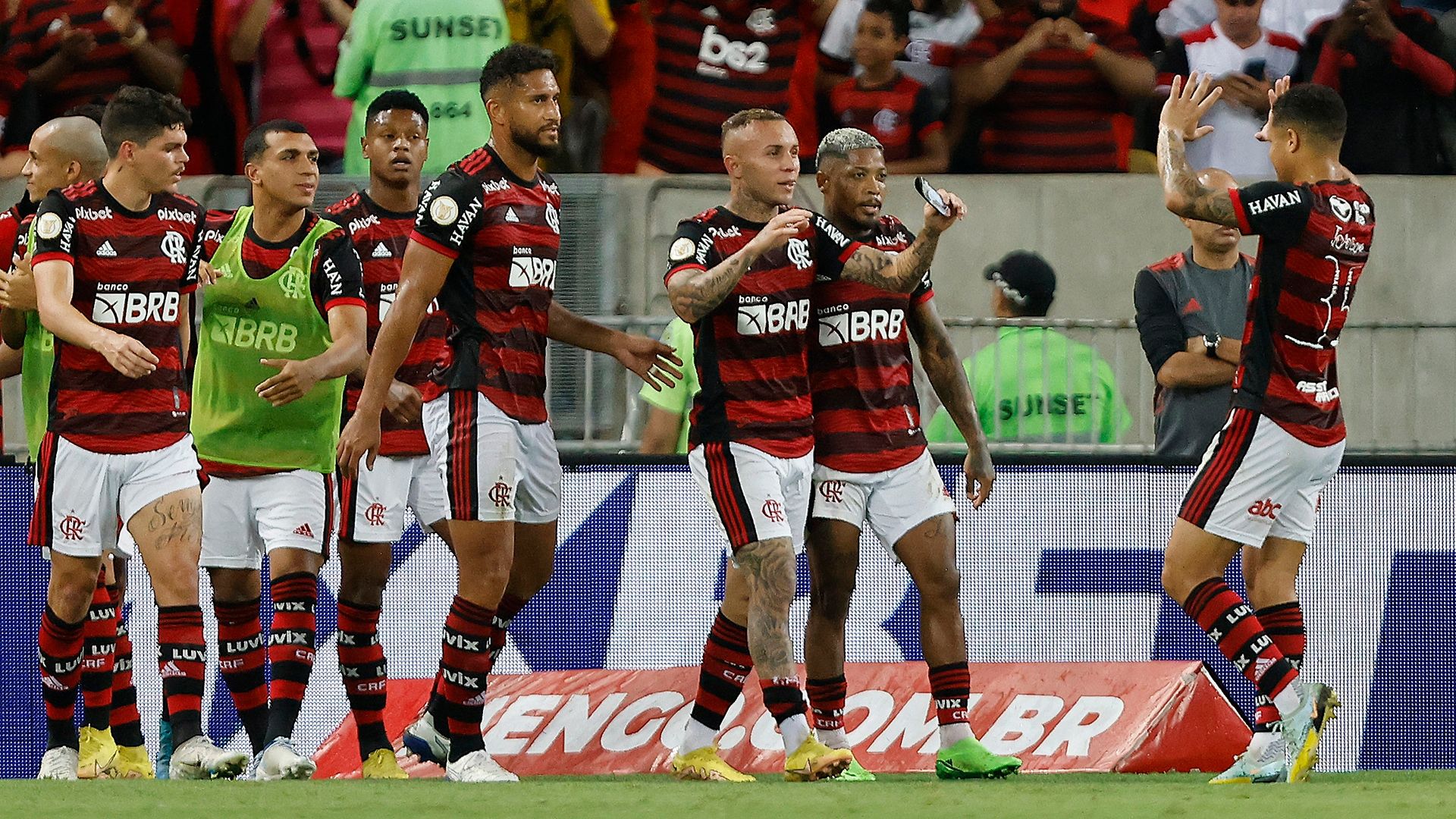 Everton Cebolinha, Flamengo x Atlético-MG