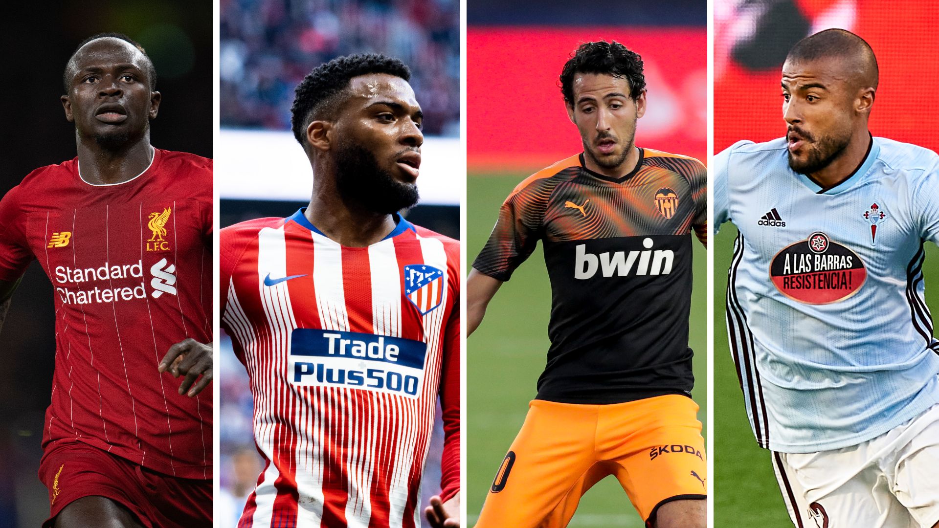 Mané, Lemar, Parejo y Rafinha