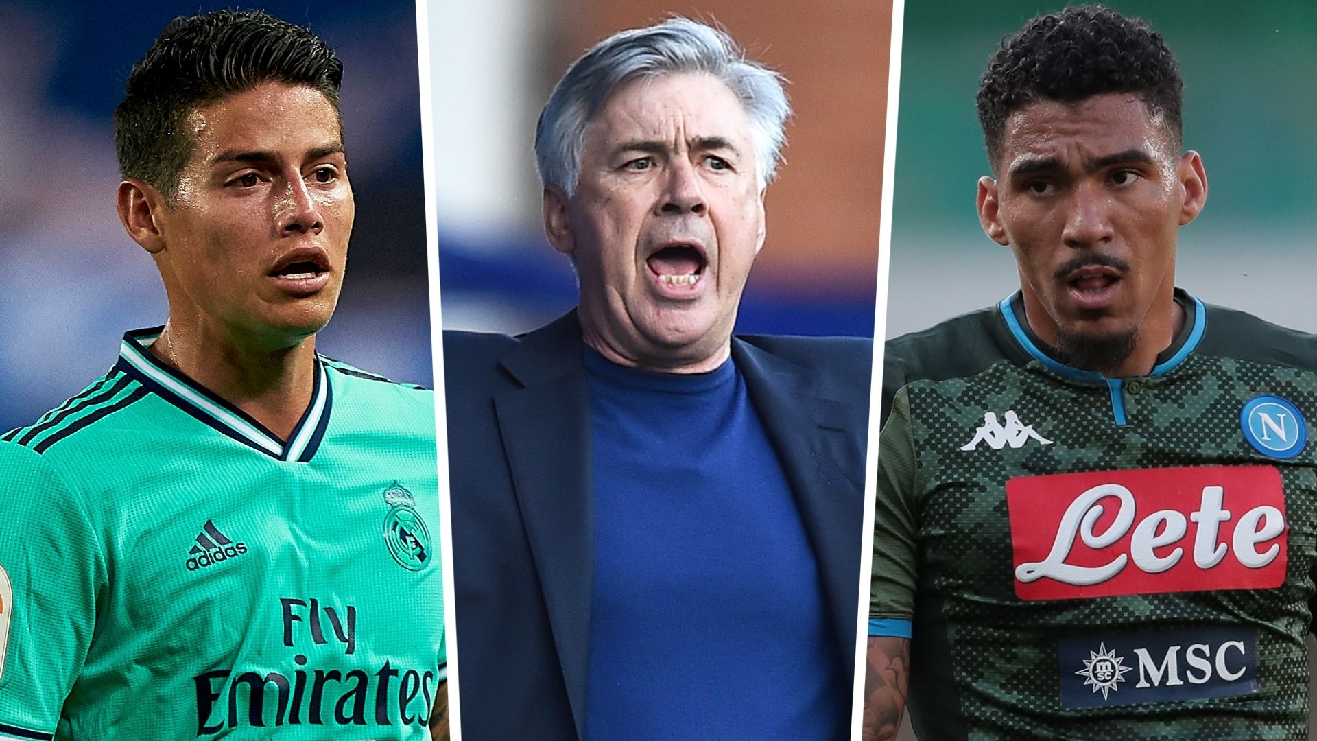 Carlo Ancelotti James Rodriguez Allan Everton GFX