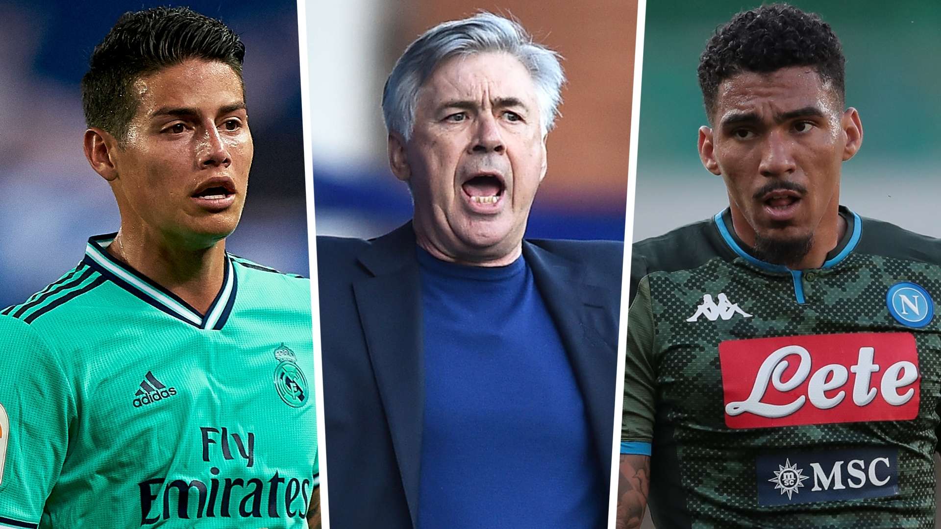 Carlo Ancelotti James Rodriguez Allan Everton GFX