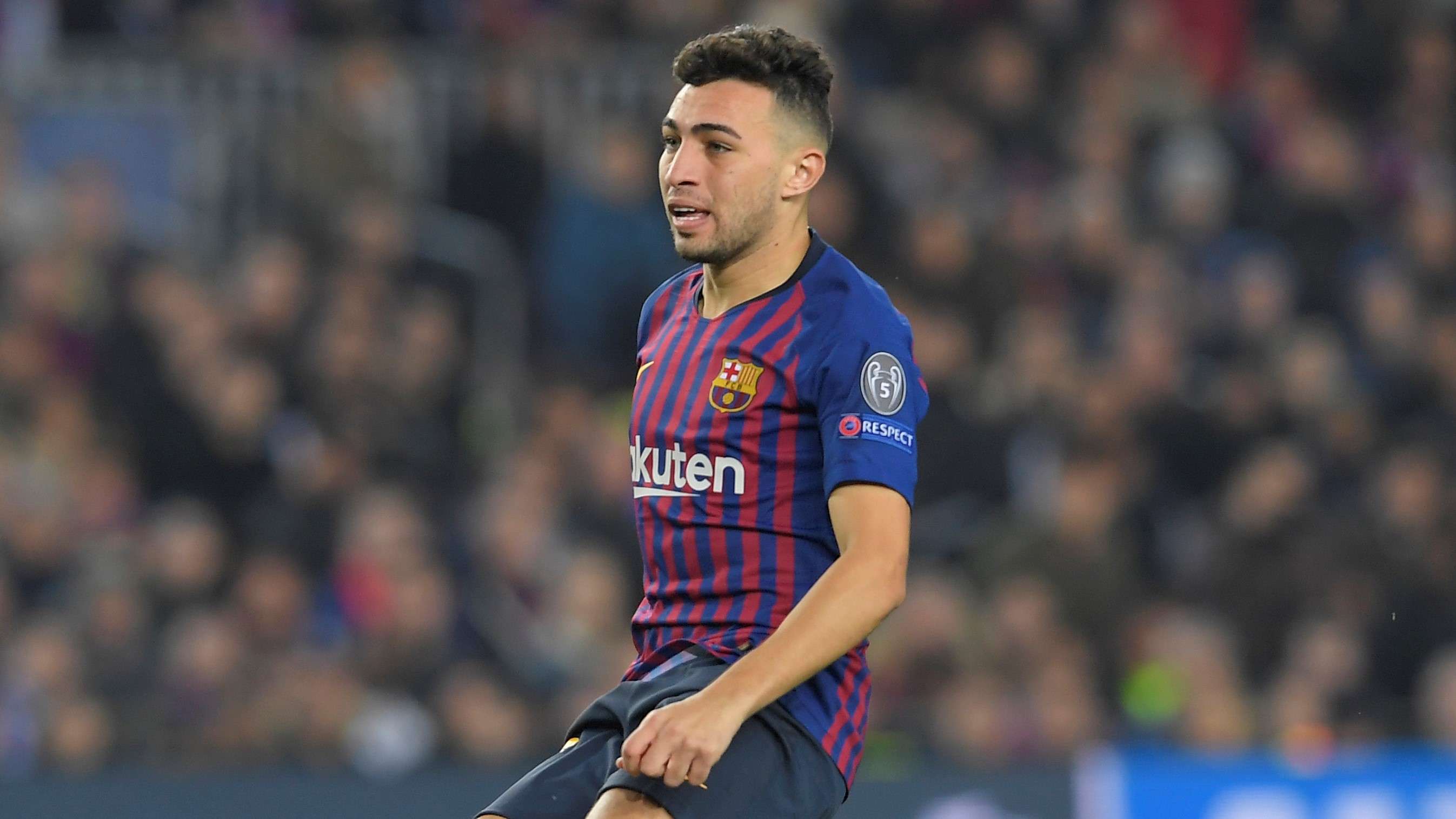 Munir El Haddadi Barcelona Tottenham UCL 11122018
