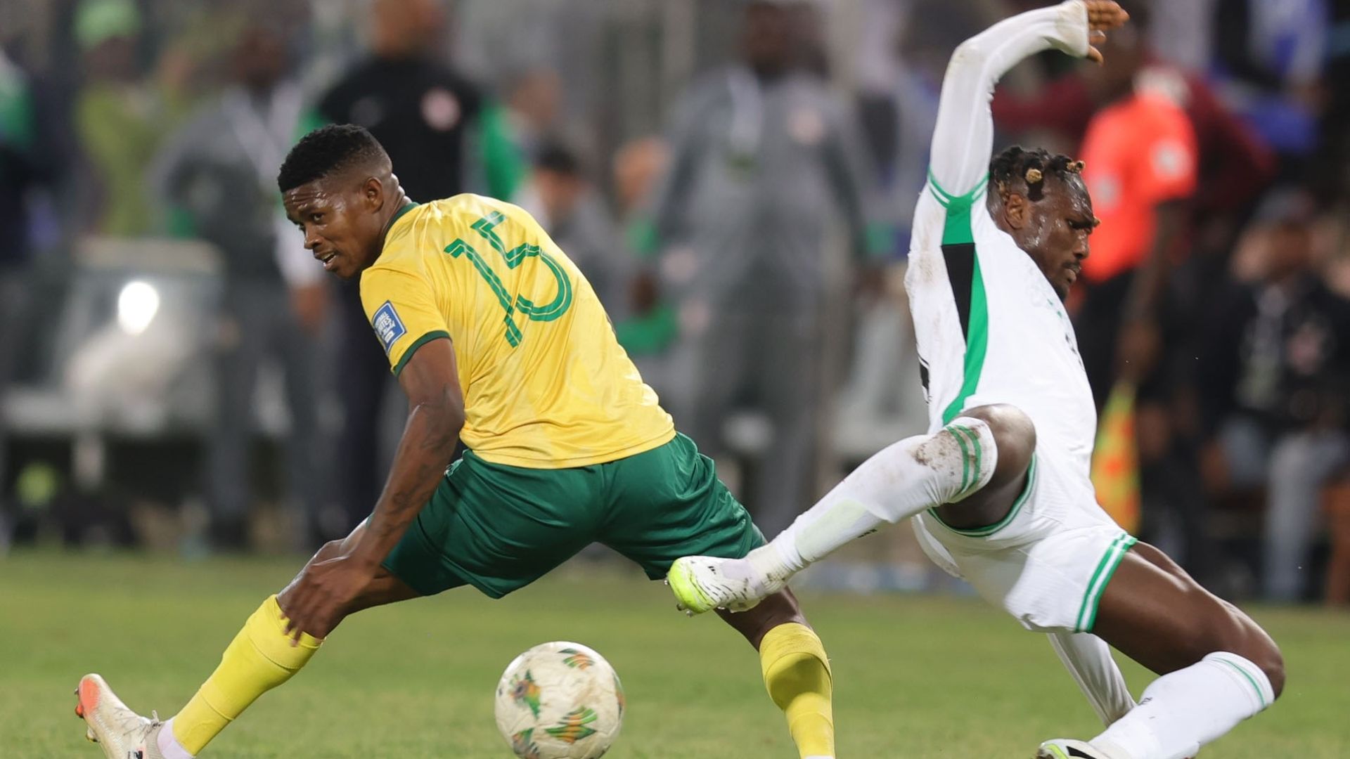 Bathusi Aubaas, Bafana Bafana vs Super Eagles
