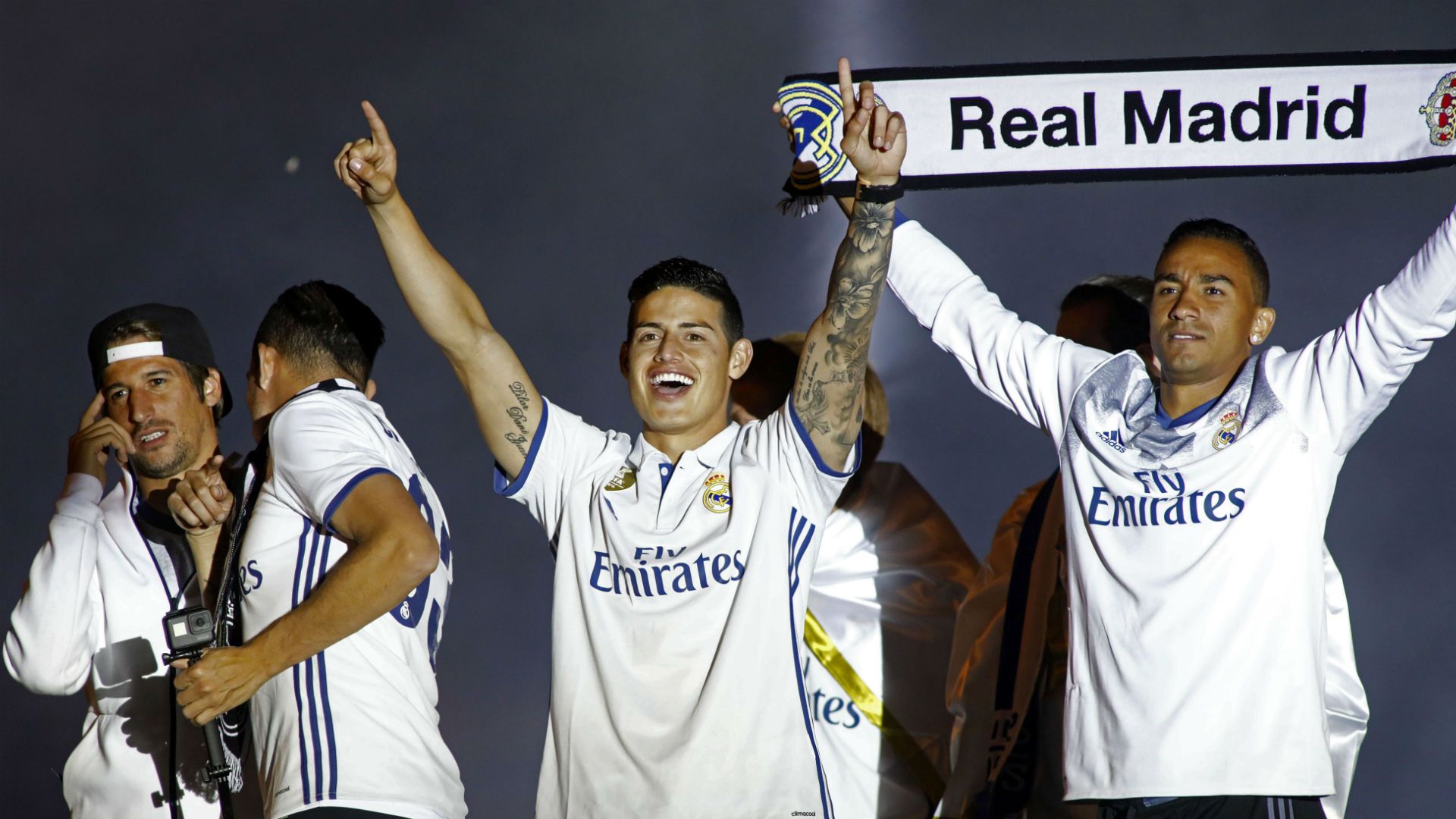 James Rodríguez celebra título de La Liga 2017