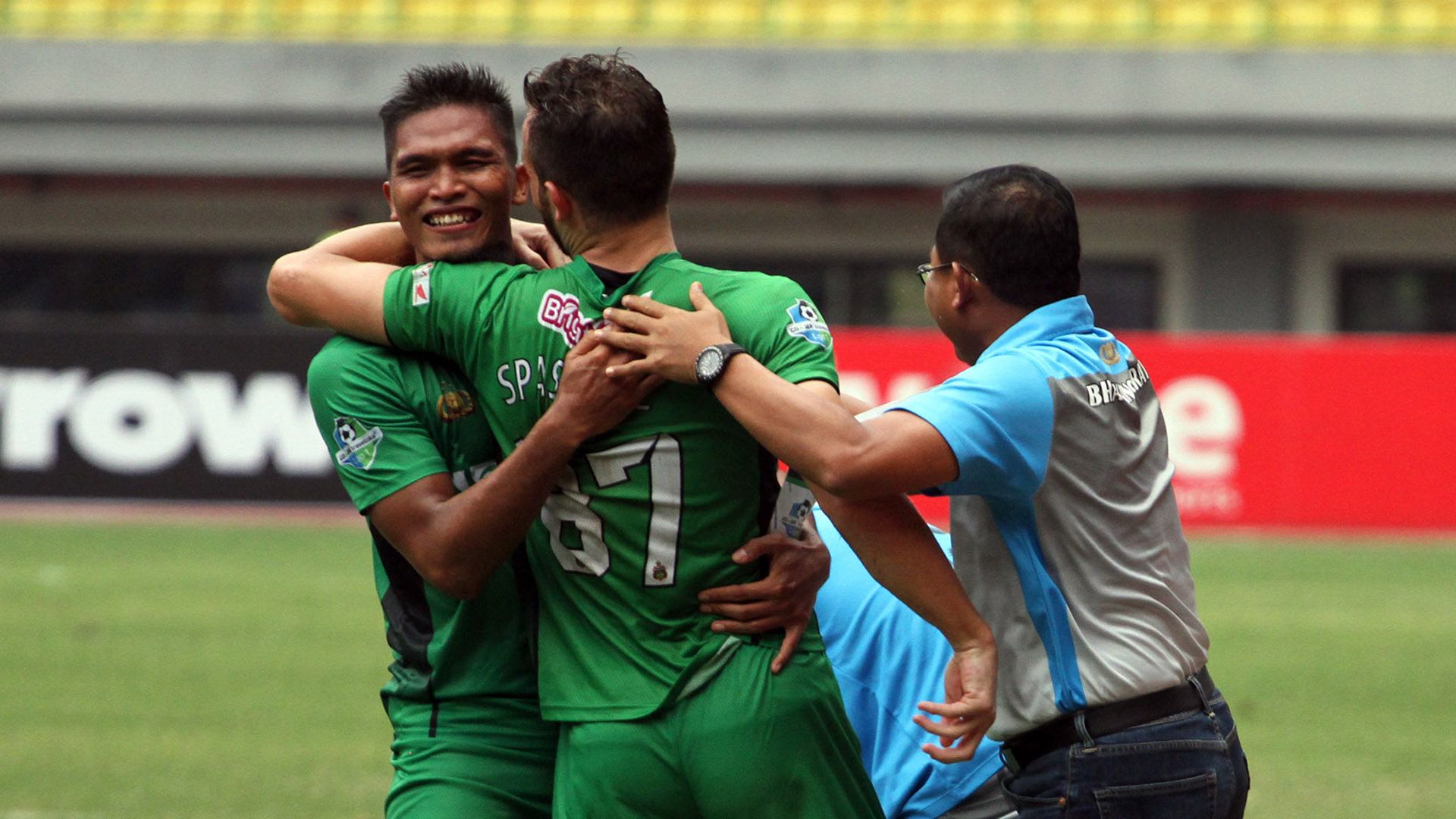 Selebrasi Ilija Spasojevic - Bhayangkara FC