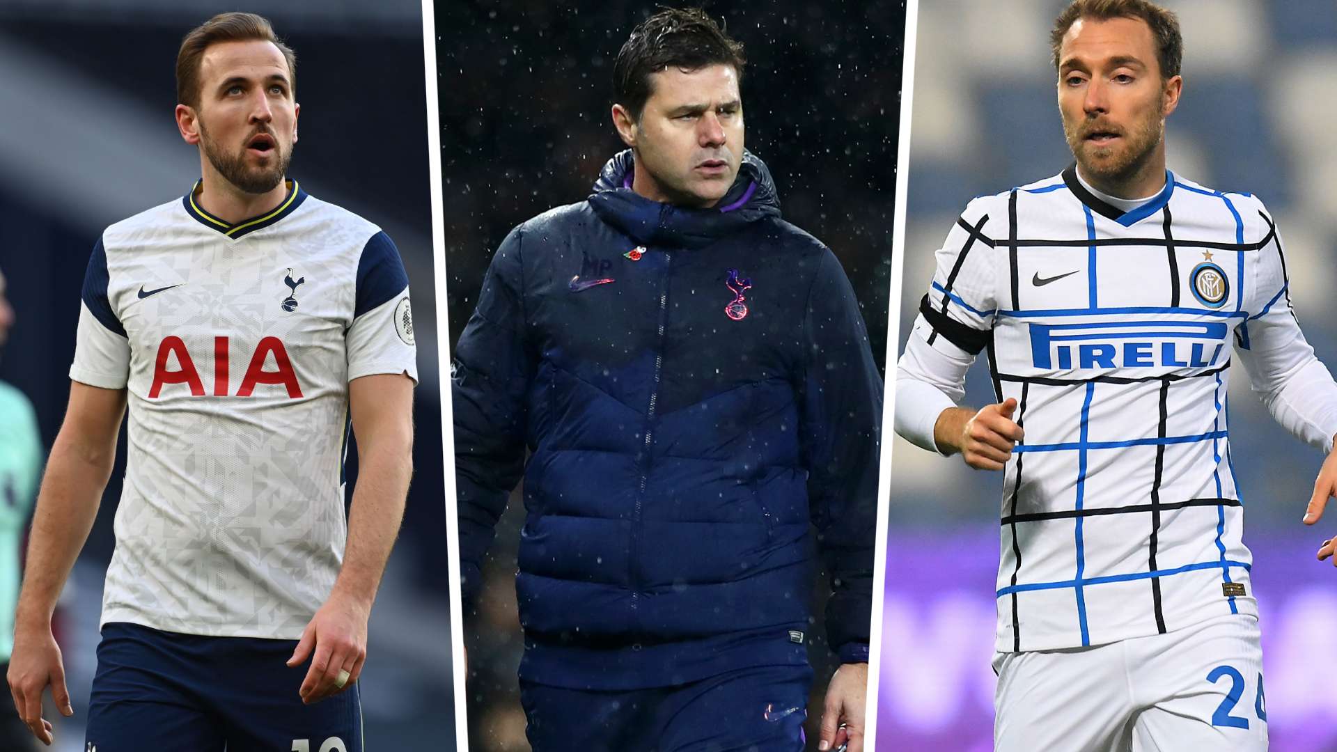 Harry Kane, Christian Eriksen, Mauricio Pochettino