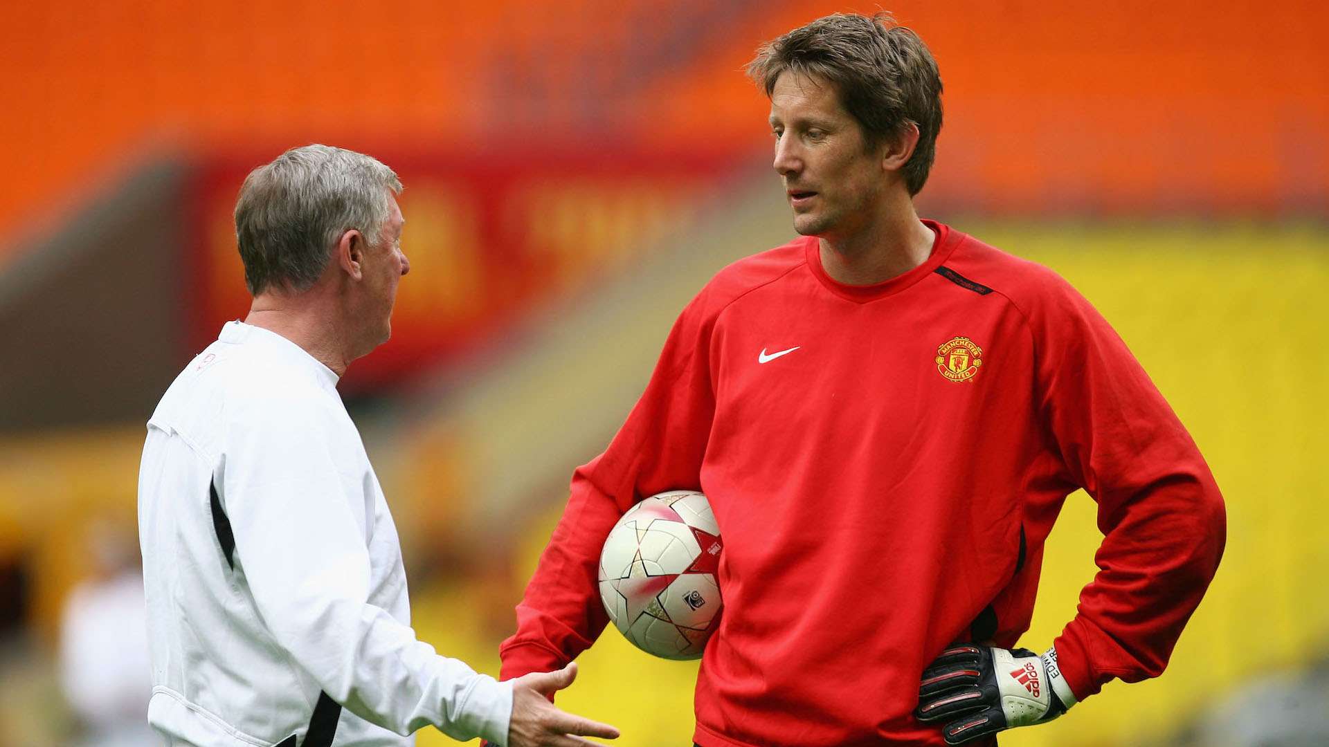Sir Alex Ferguson & Edwin van der Sar