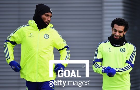 Drogba and Salah