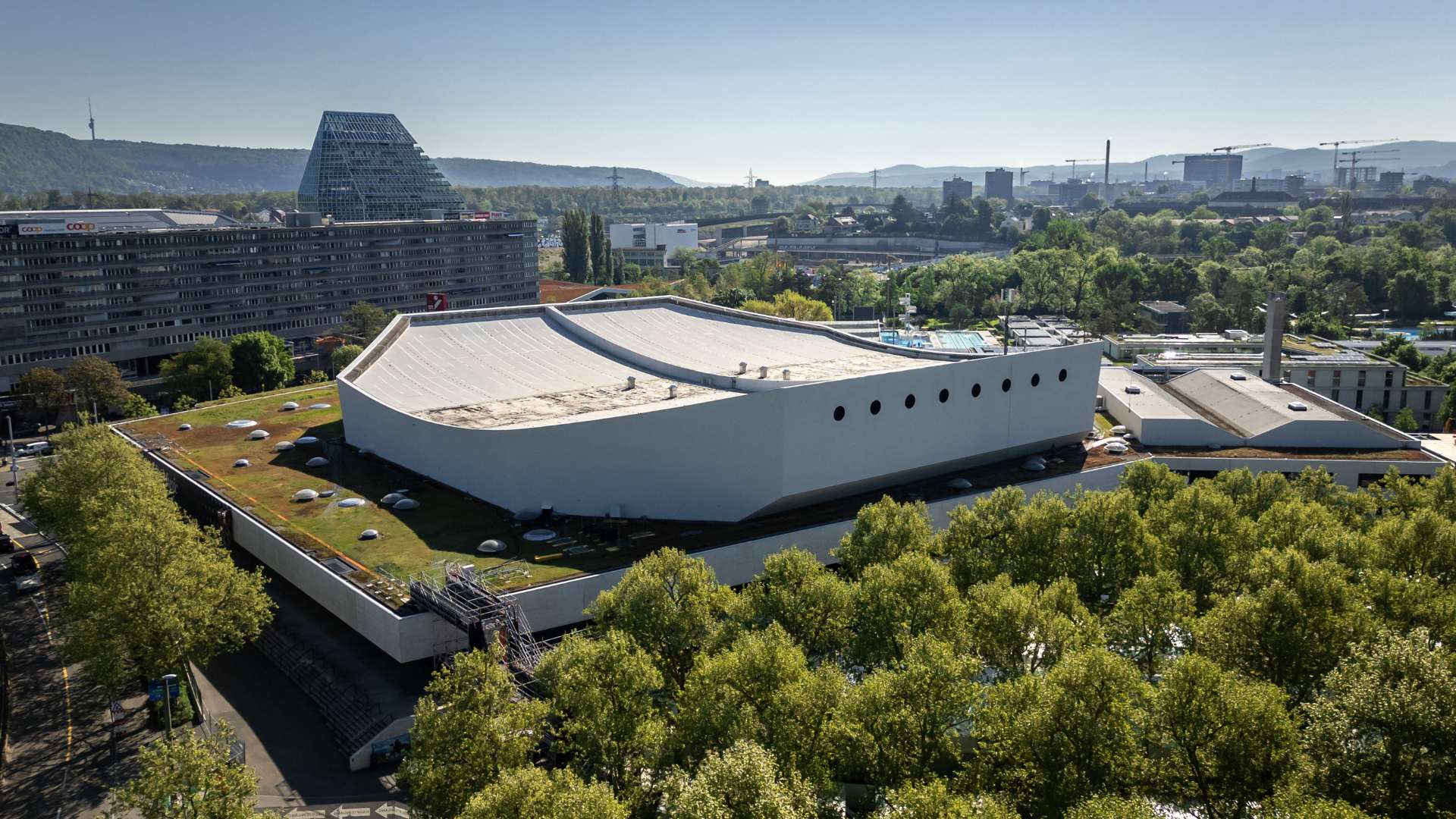 st jakob park stadium overhead