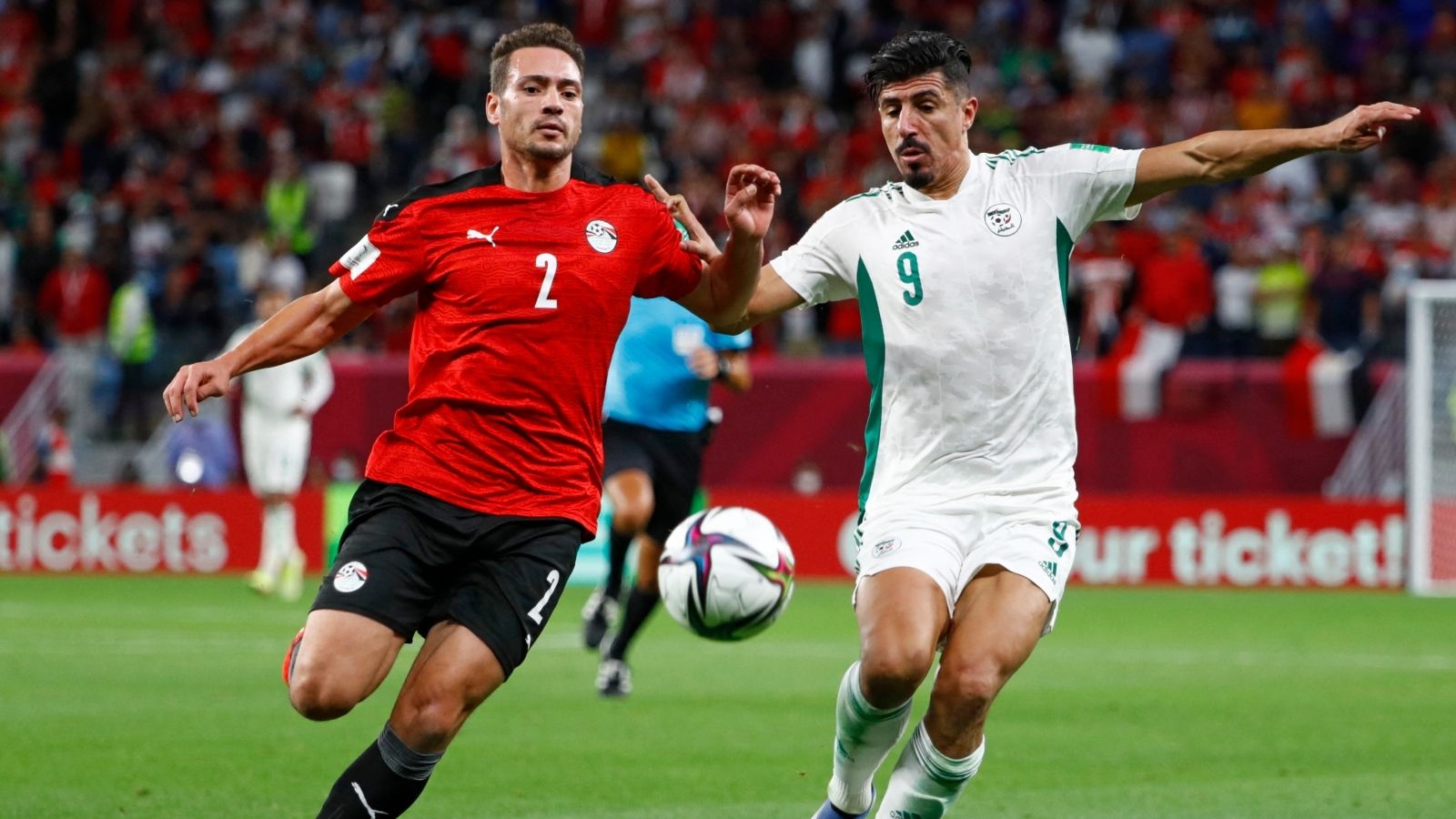 Baghdad Bounedjah Ahmed Yassin Algeria Egypt Arab cup 07.12.2021