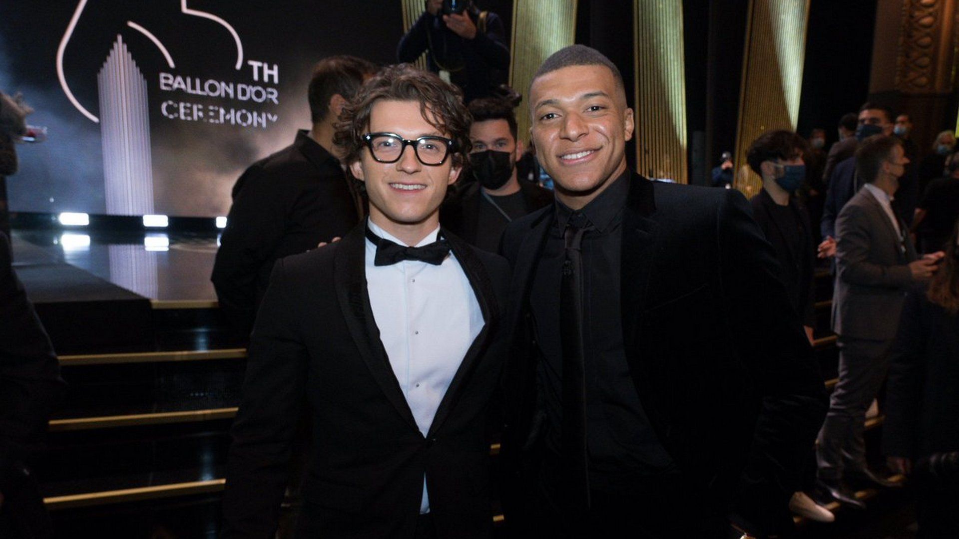 Tom Holland Kylian Mbappe
