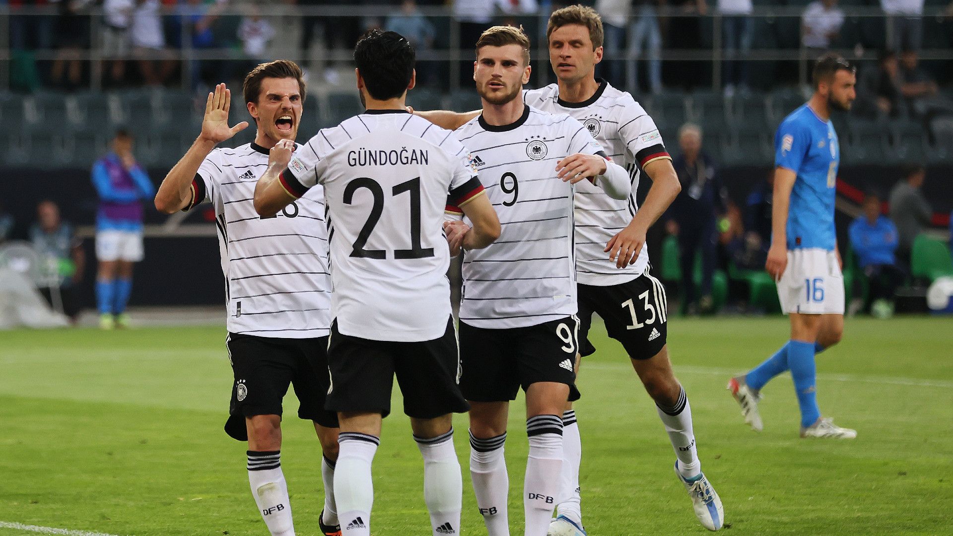 Celebrate Germany Italy Nations League