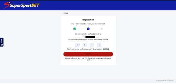 SuperSportBET Registration