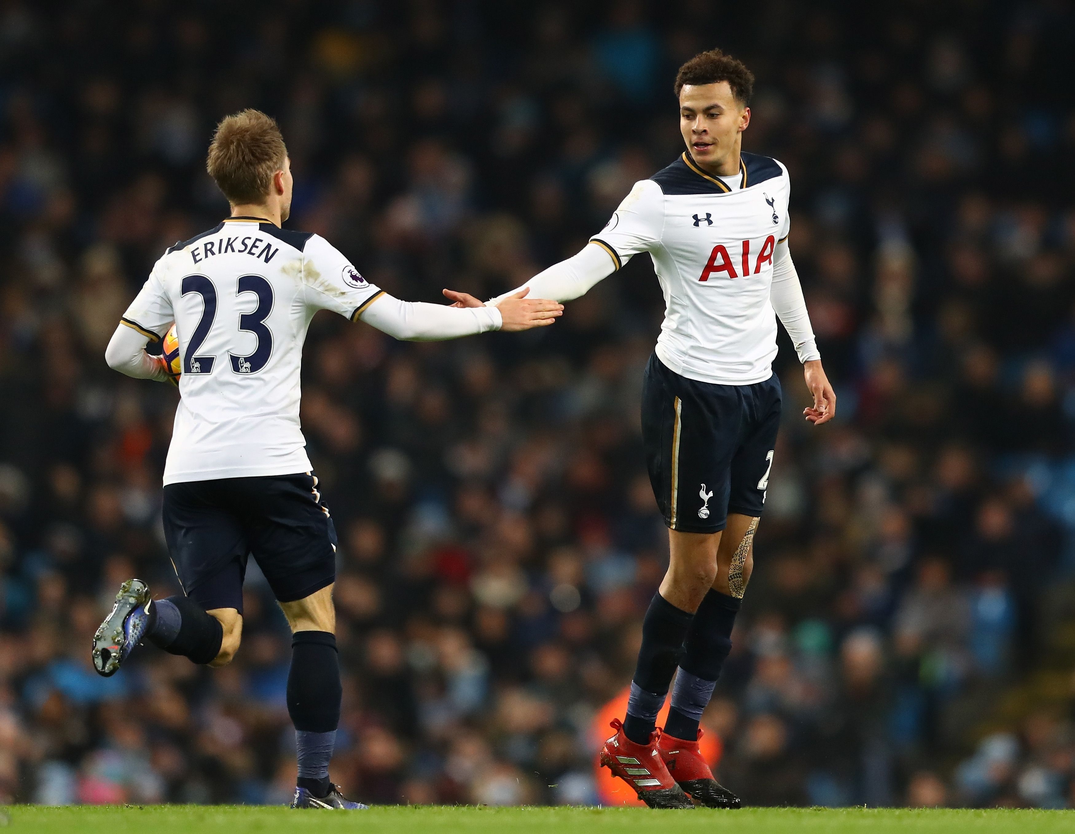 Dele Alli Christian Eriksen January 21 2017