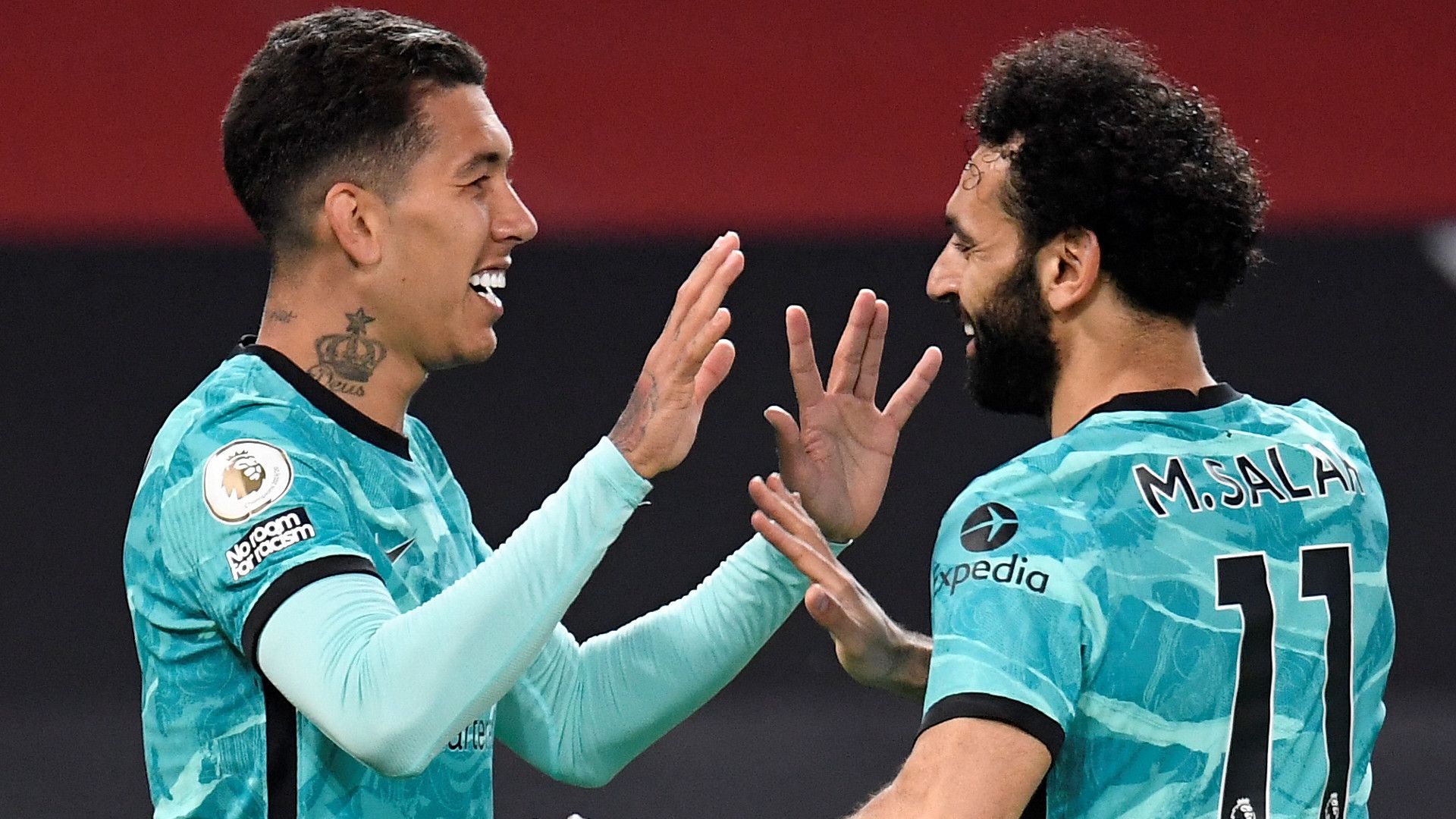 ROBERTO FIRMINO MOHAMED SALAH LIVERPOOL PREMIER LEAGUE 13052021