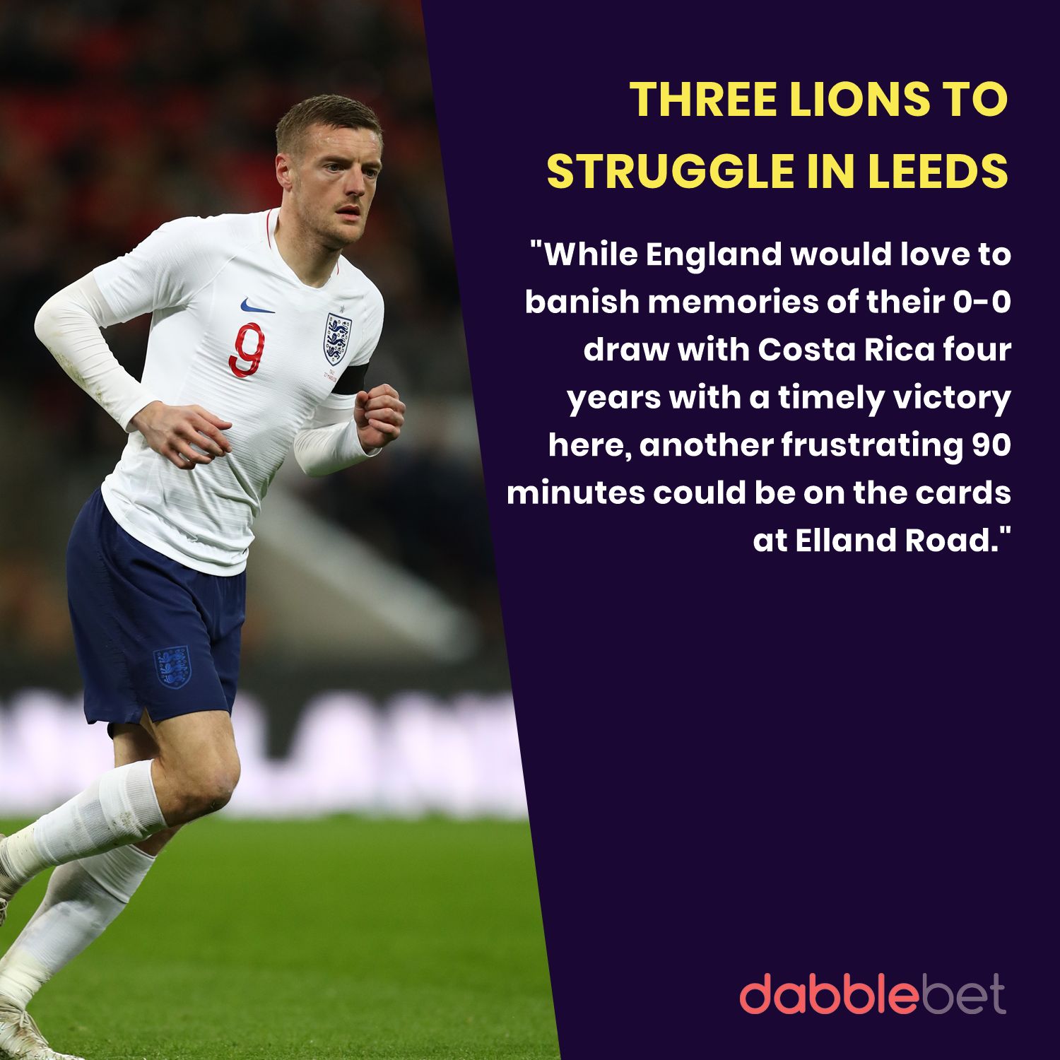 England Costa Rica graphic