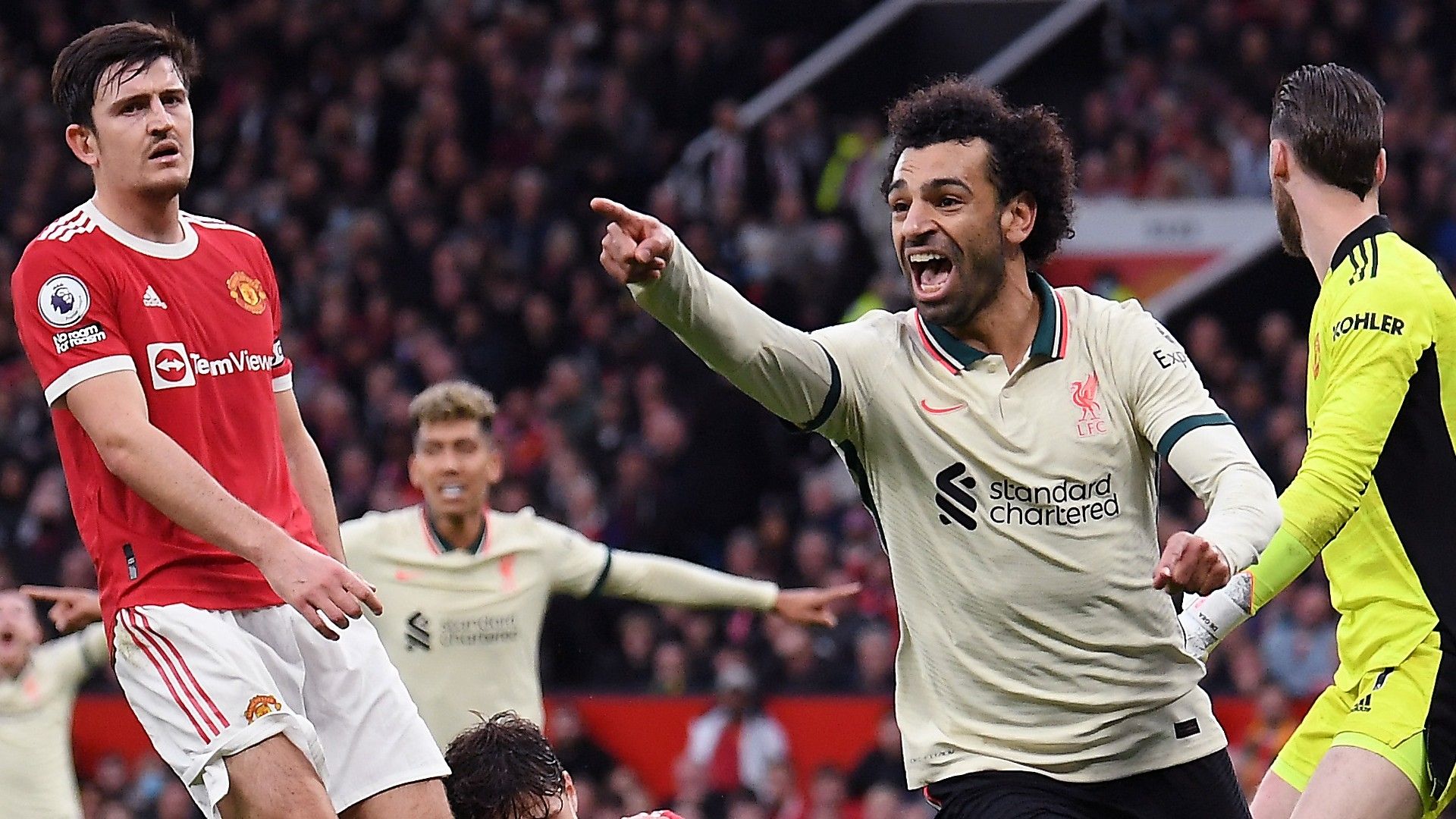 Mohamed Salah Liverpool Manchester United 2021-22