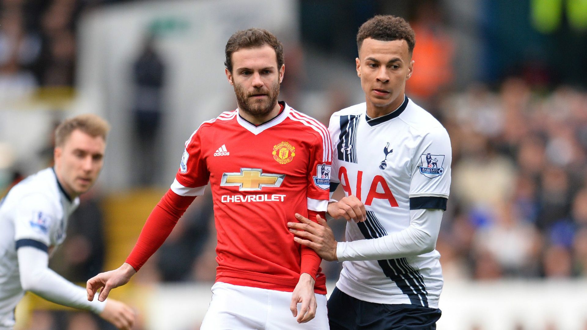 Juan Mata Dele Alli Manchester United Tottenham Premier League 10042016