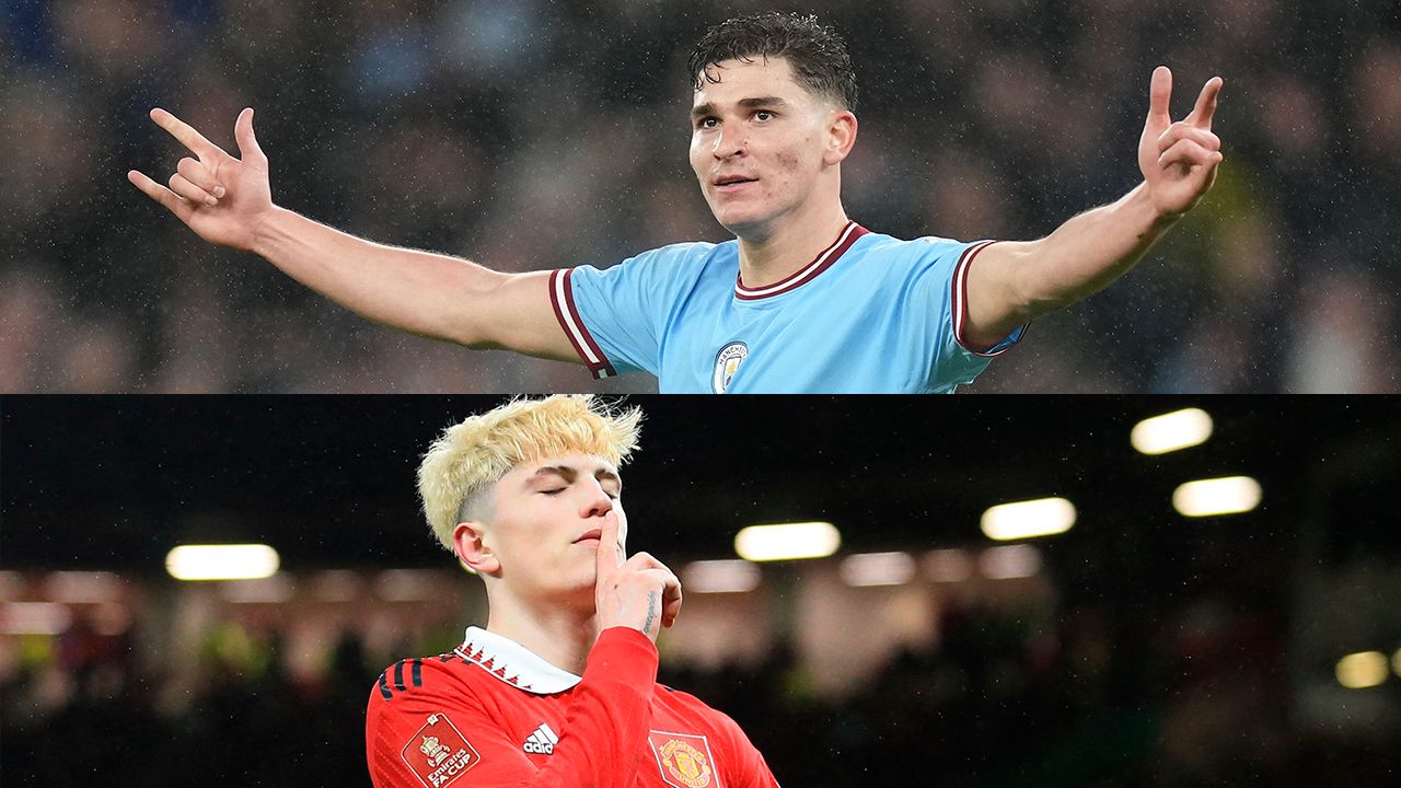 julian alvarez alejandro garnacho fa cup manchester city united