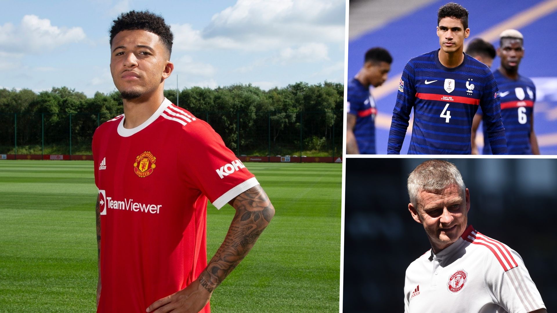 GFX Sancho Solskjaer Varane