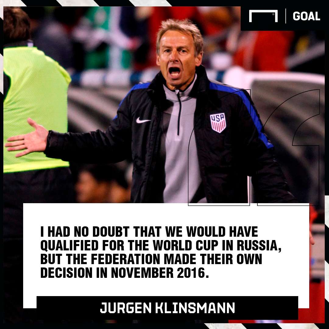 GFX Jurgen Klinsmann USMNT