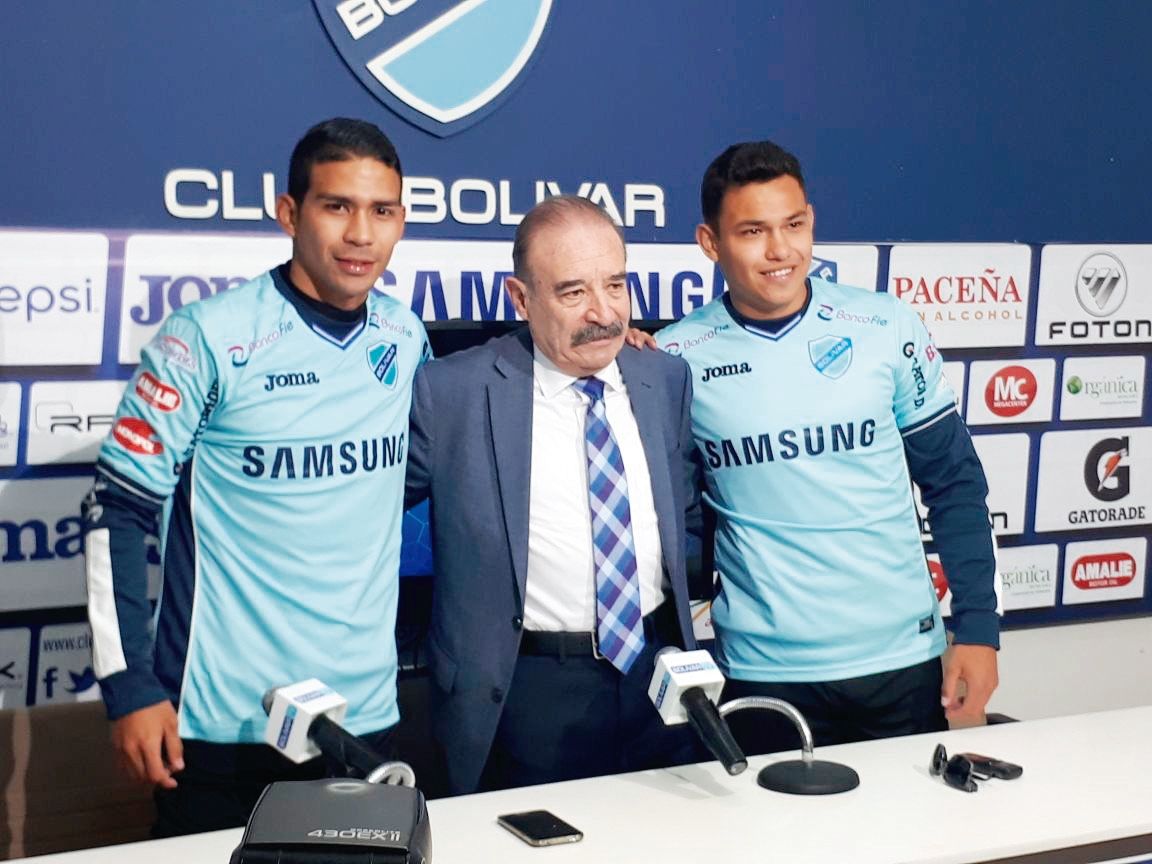 Diego Bejarano y Limberg Gutiérrez