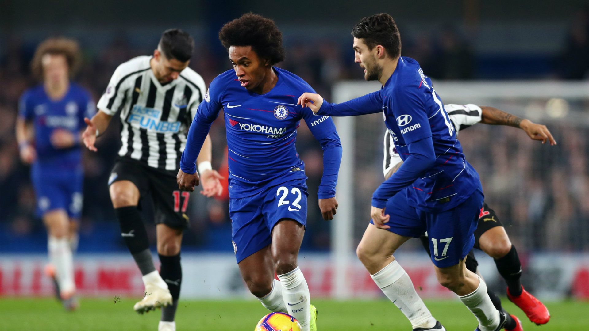 Willian Chelsea vs Newcastle Premier League 2018-19