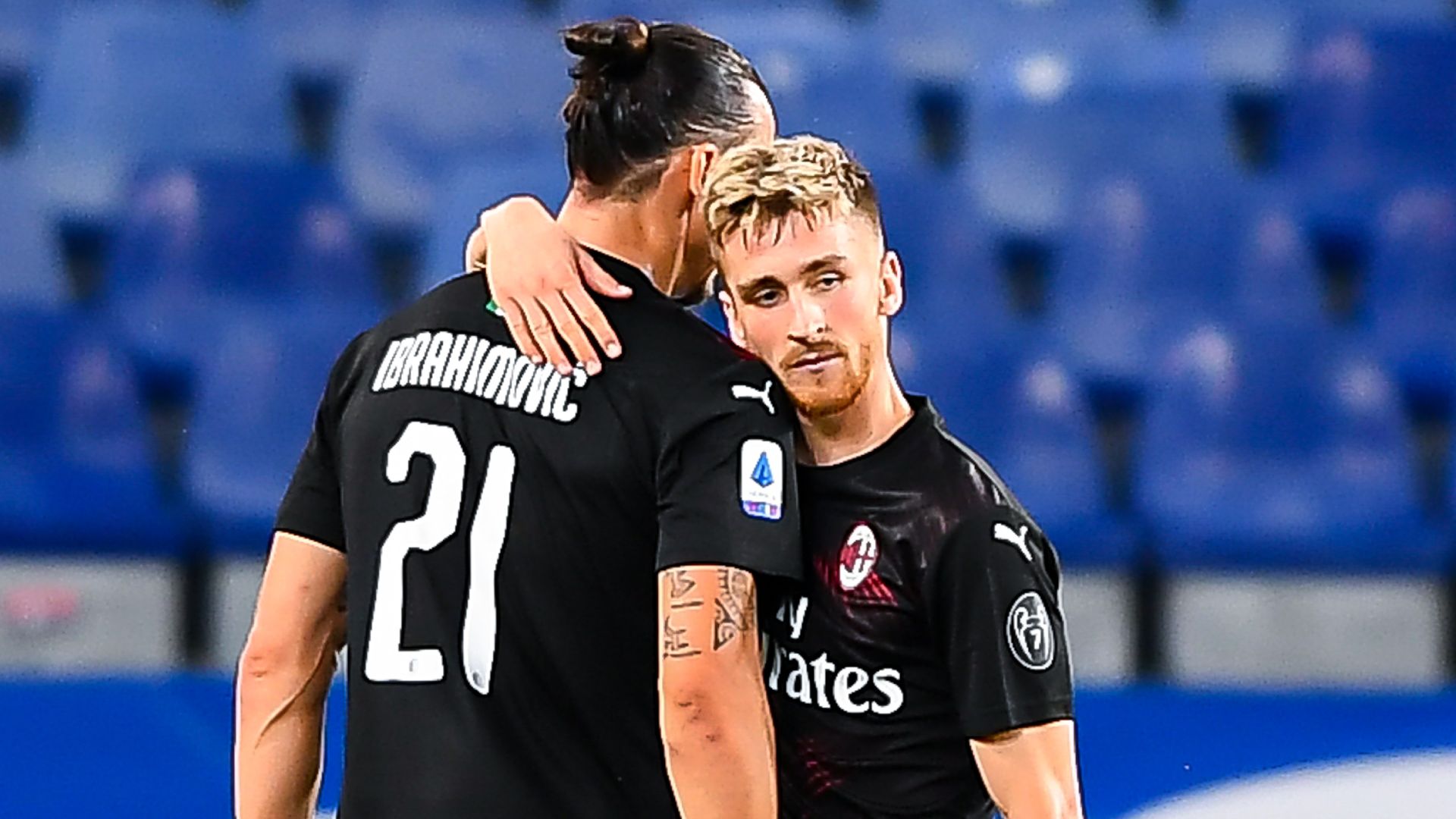 Zlatan Ibrahimovic Alexis Saelemaekers