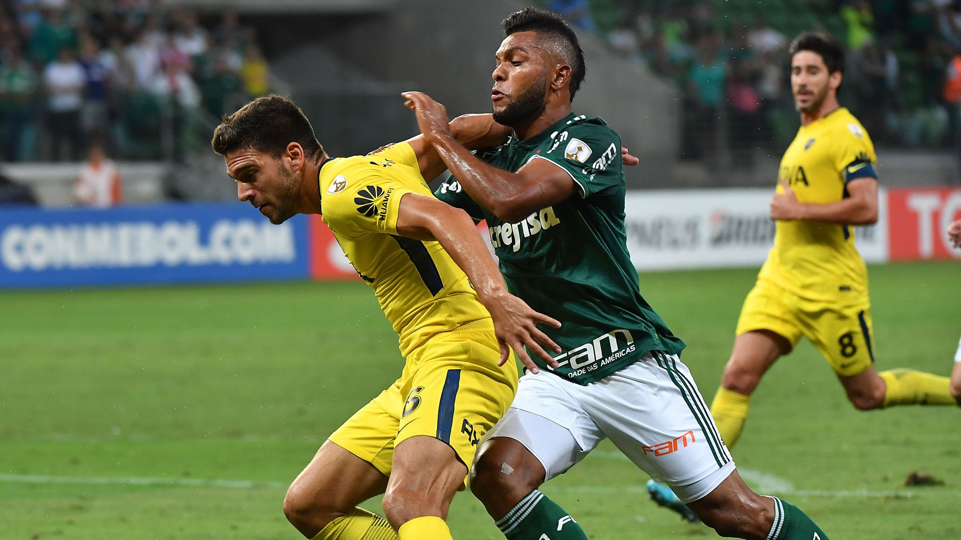 Miguel Borja Lisandro Magallan Palmeiras Boca 11042018 Copa Libertadores