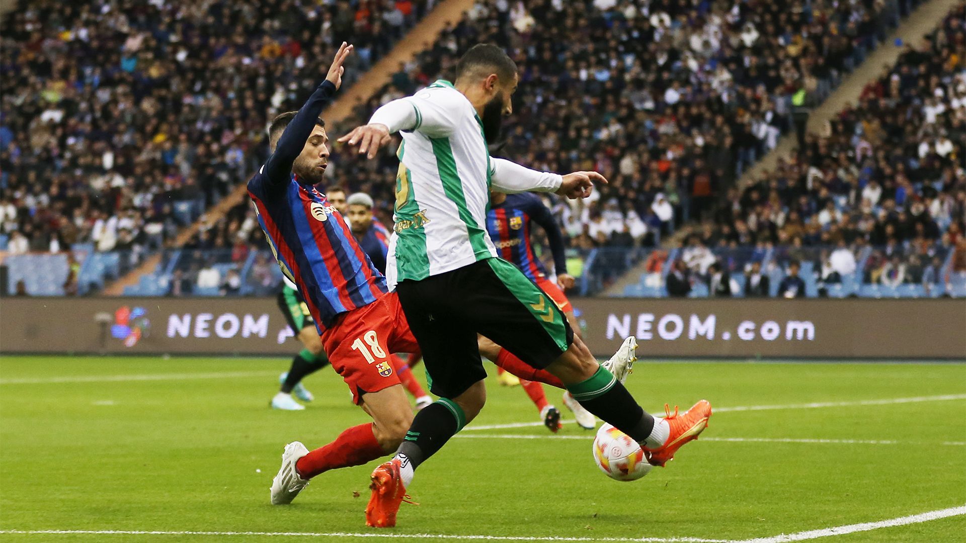 Jordi Alba Barcelona Super Cup Betis 2022-23