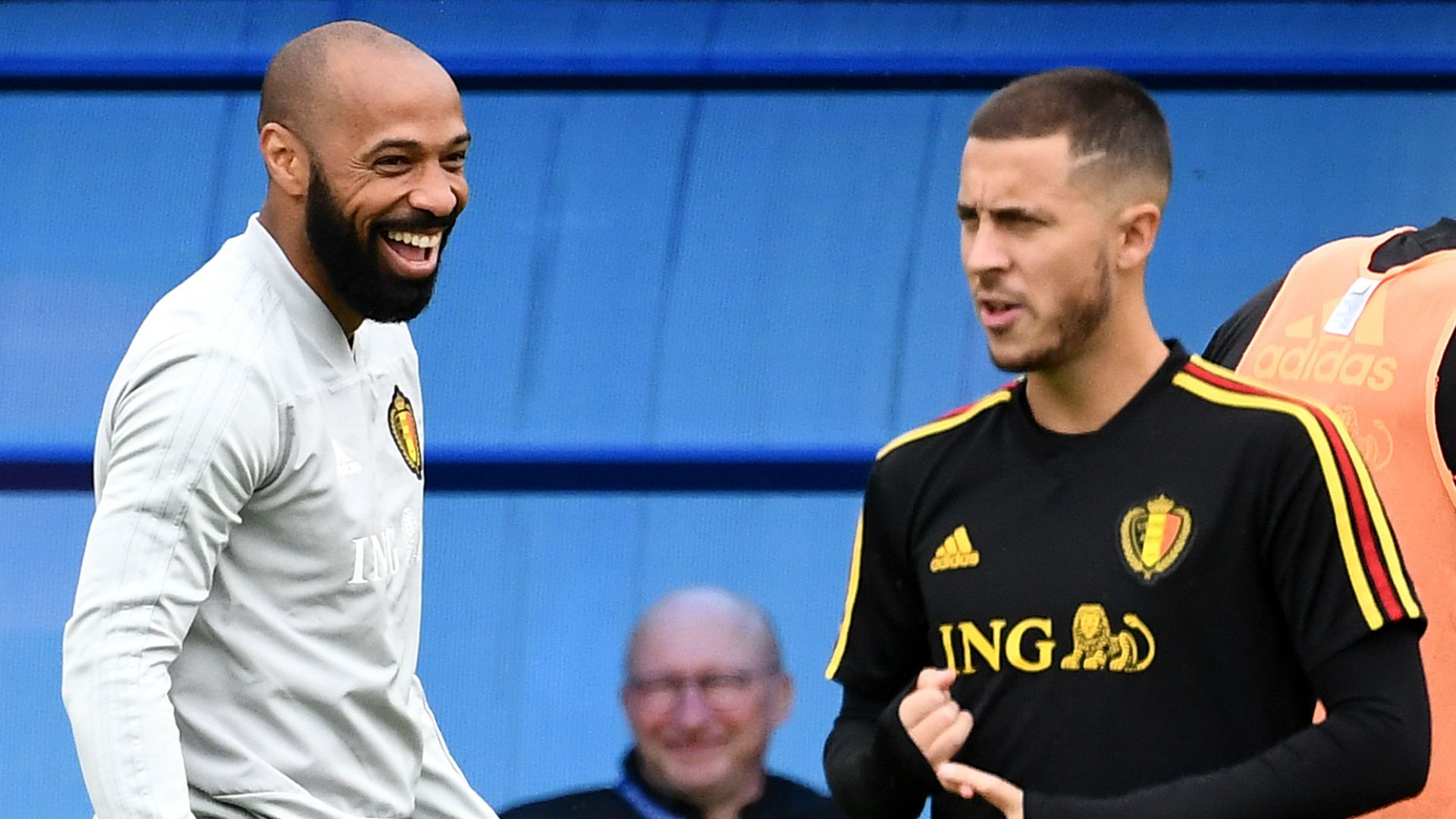 Thierry Henry Eden Hazard Belgium 2018