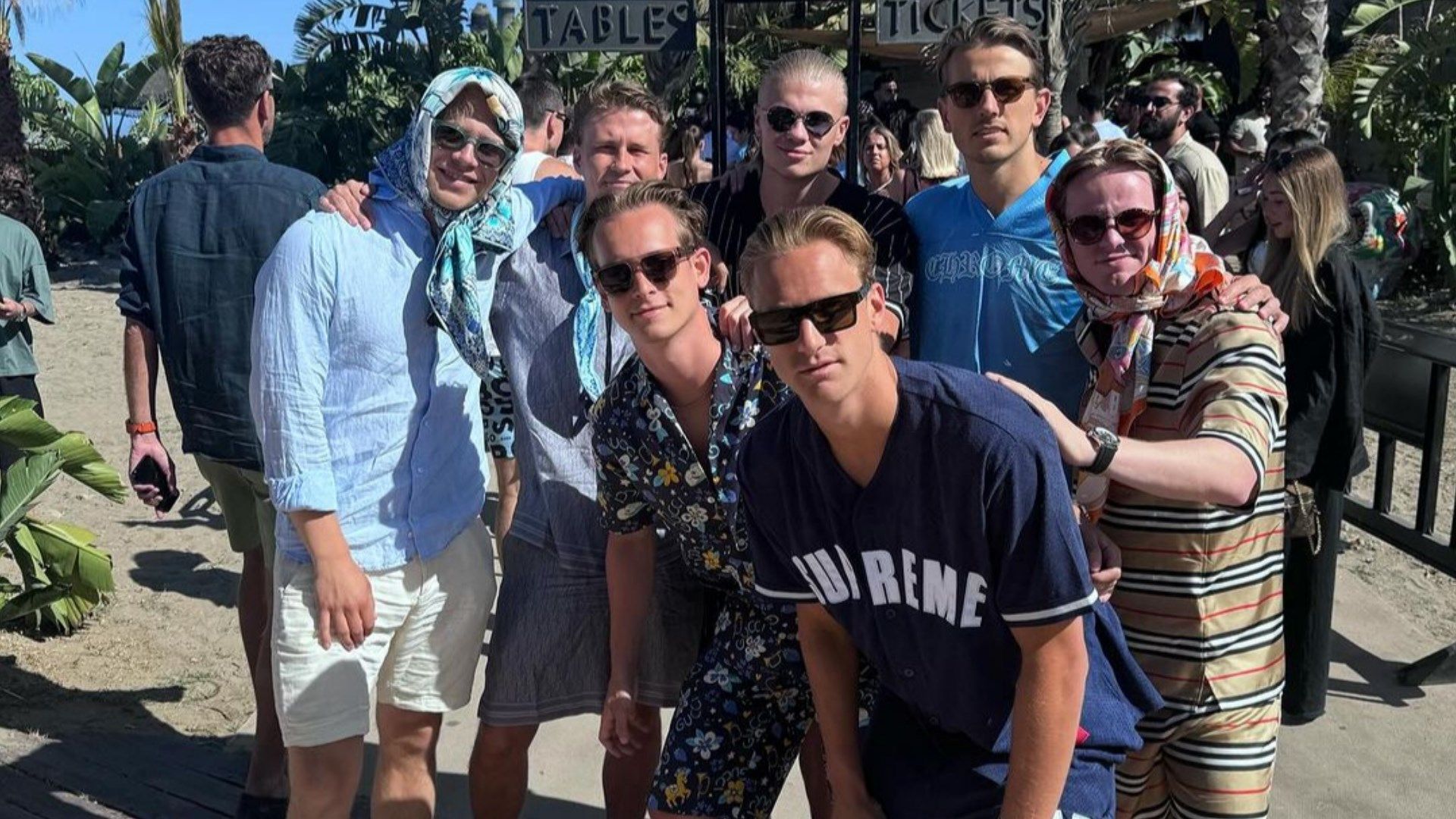 Erling Haaland and friends