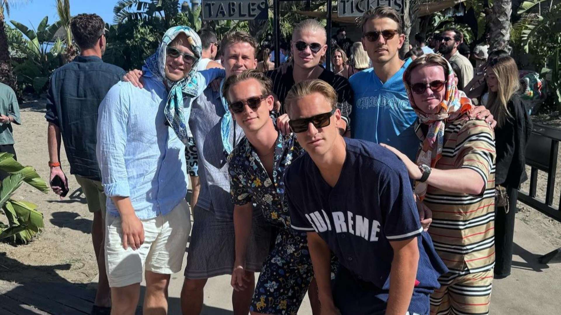 Erling Haaland and friends