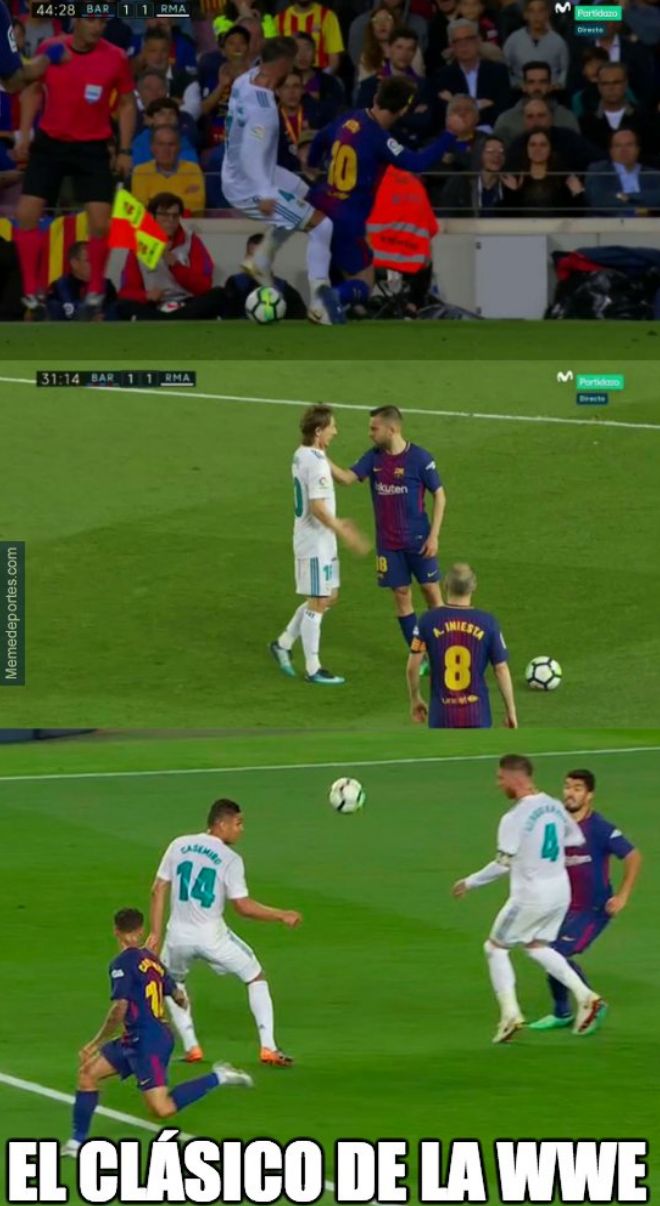 Memes Barcelona Real Madrid 060518