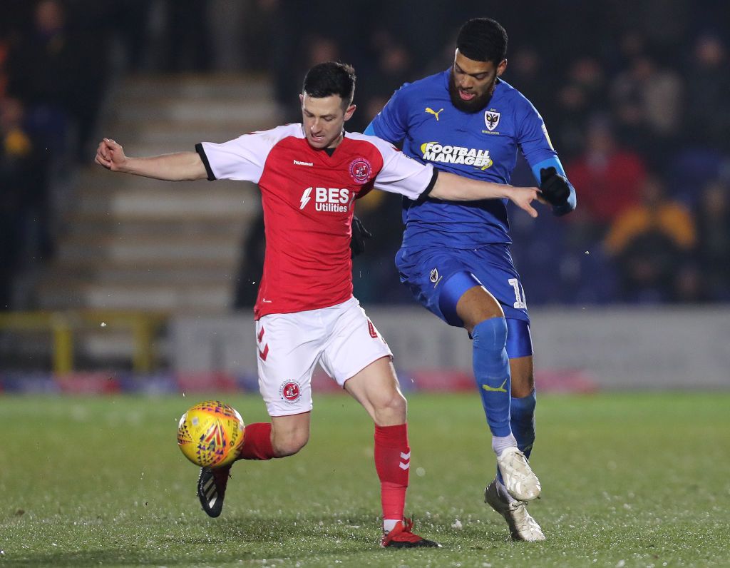 Jack Holt and Jack Jervis Fleetwood Town v AFC Wimbledon