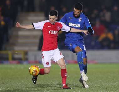 Jack Holt and Jack Jervis Fleetwood Town v AFC Wimbledon