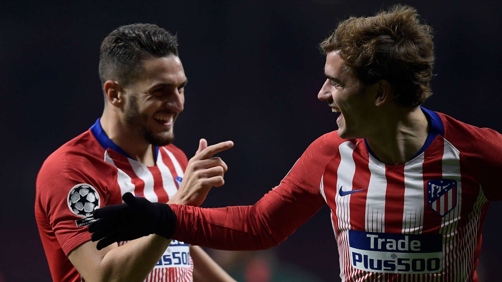 Koke Griezmann Atletico Madrid AS Monaco 28112018