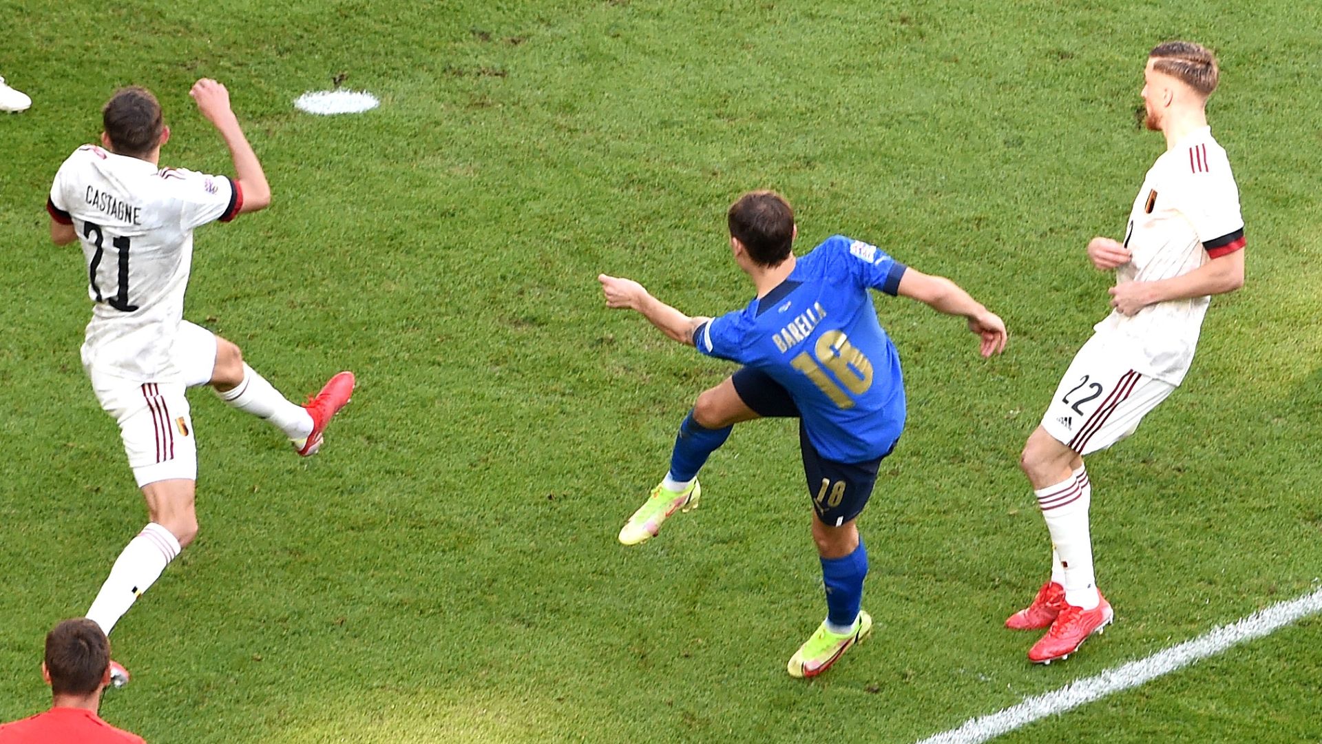 Barella Italy Belgium Nations League