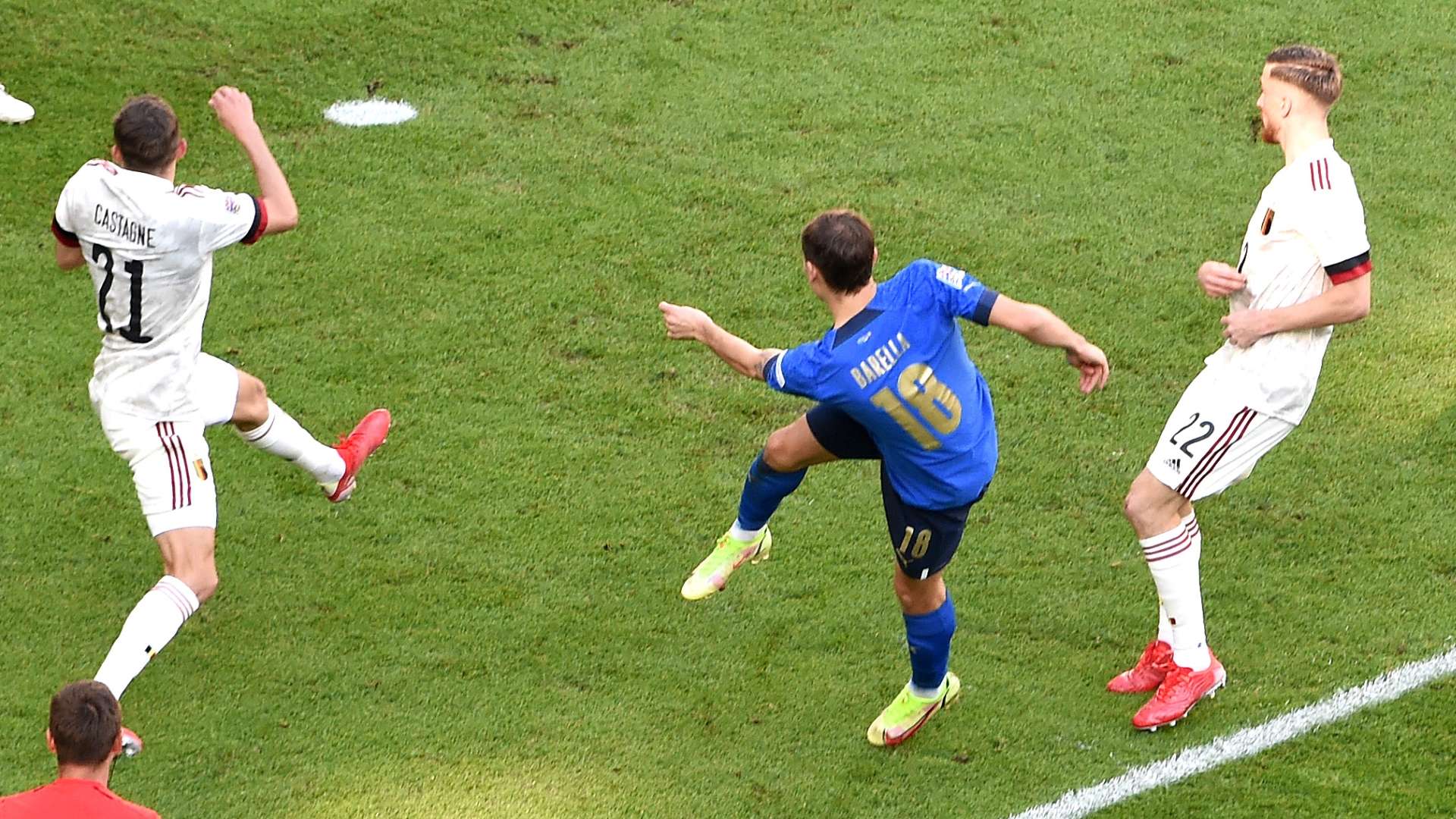 Barella Italy Belgium Nations League