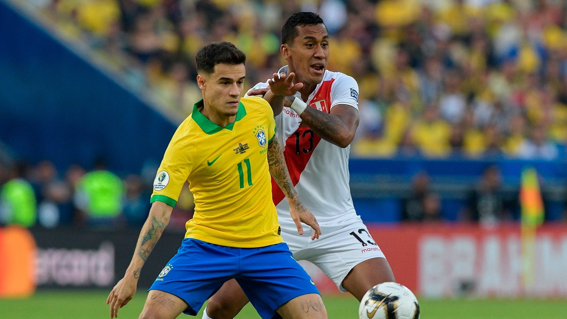 Coutinho Reinaldo Tapia Brasil Peru Copa America final 07072019