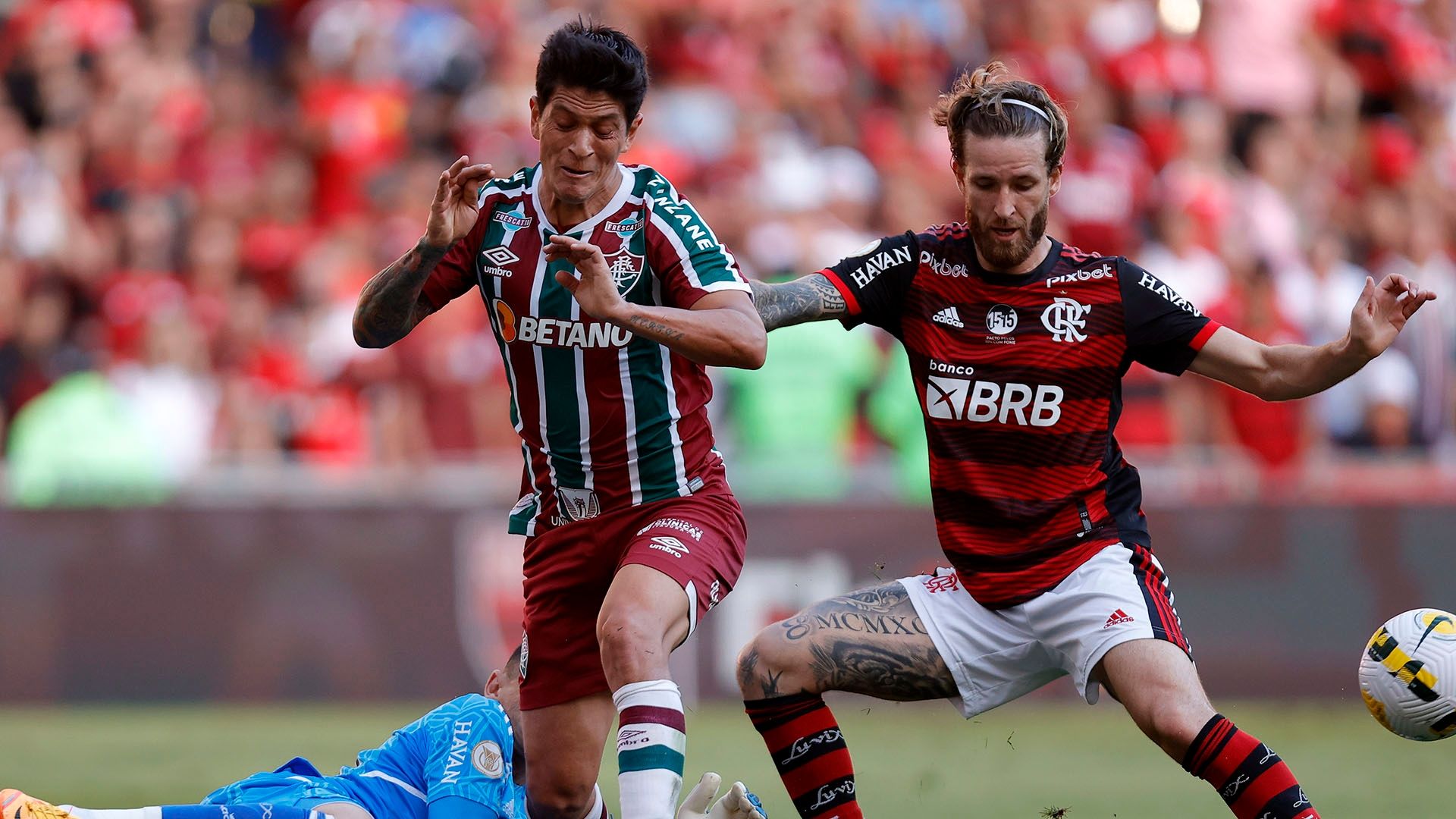 Cano, Léo Pereira, Flamengo x Fluminense, Brasileirão, 18092022