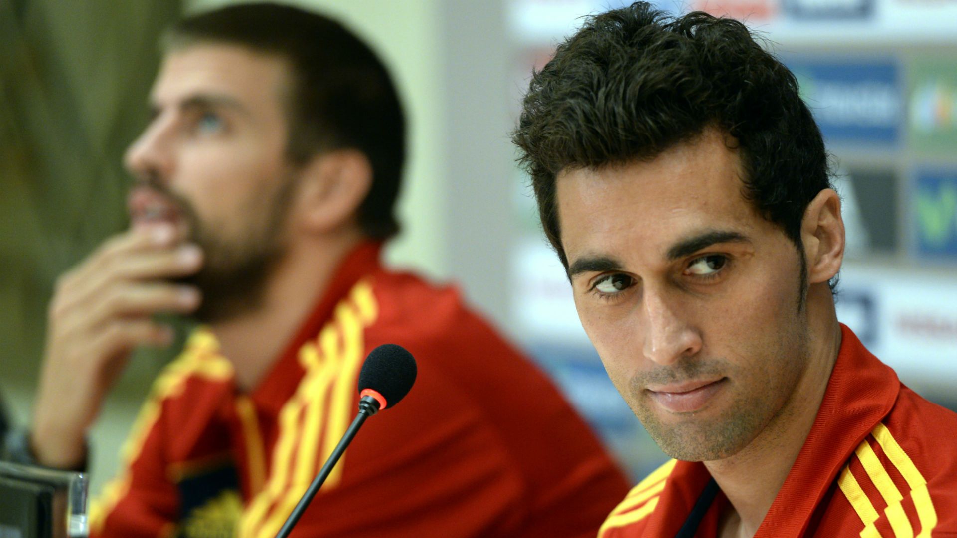 Alvaro Arbeloa Gerard Pique Spain