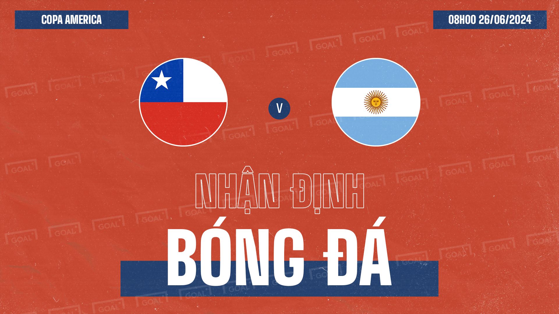 Chile vs Argentina Copa America 2024 GFX