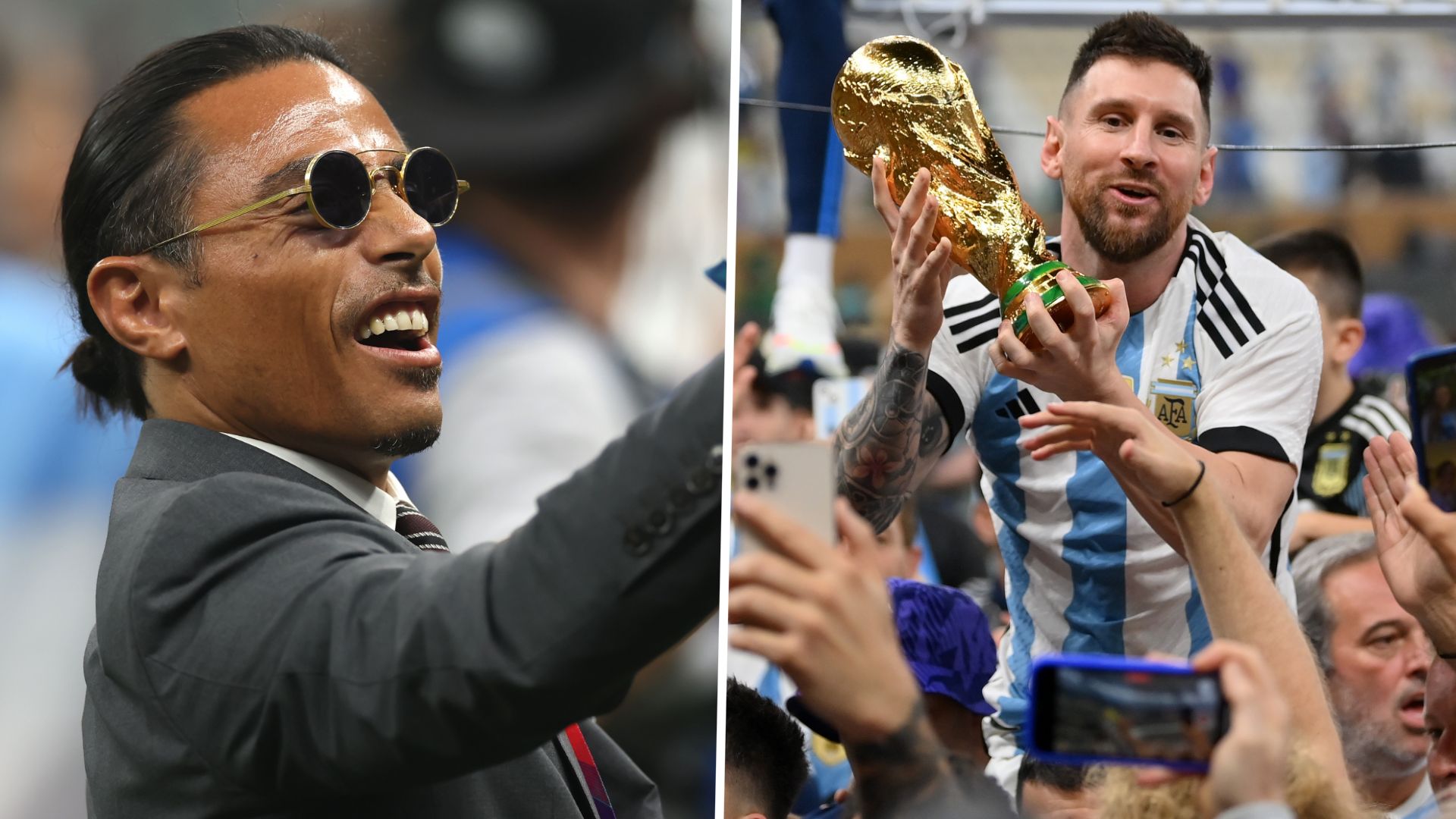 Lionel Messi Nusret Saltbae World Cup 2022
