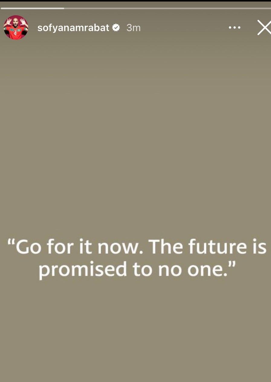 Sofyan Amrabat Insta